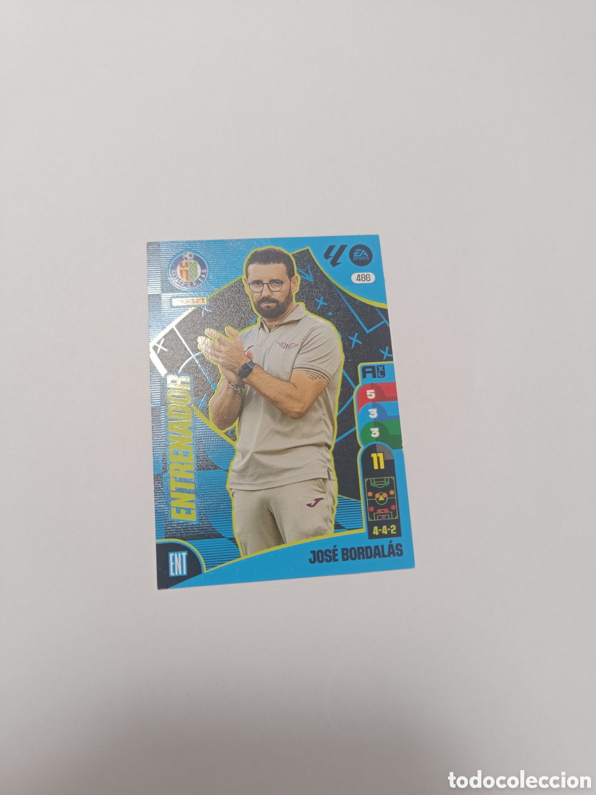 Cromos de f&uacute;tbol: Adrenalyn 24-25 entrenador bordalas 486