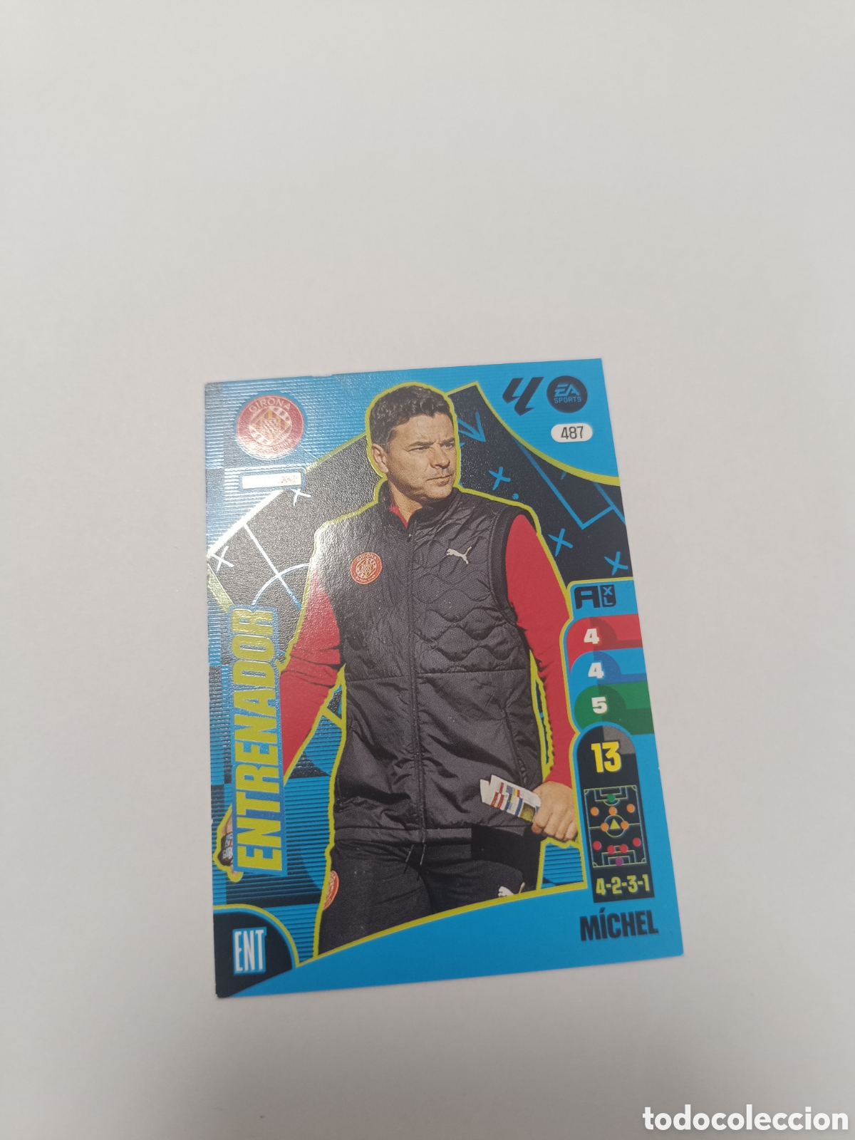Cromos de f&uacute;tbol: Adrenalyn 24-25 entrenador 487 michel