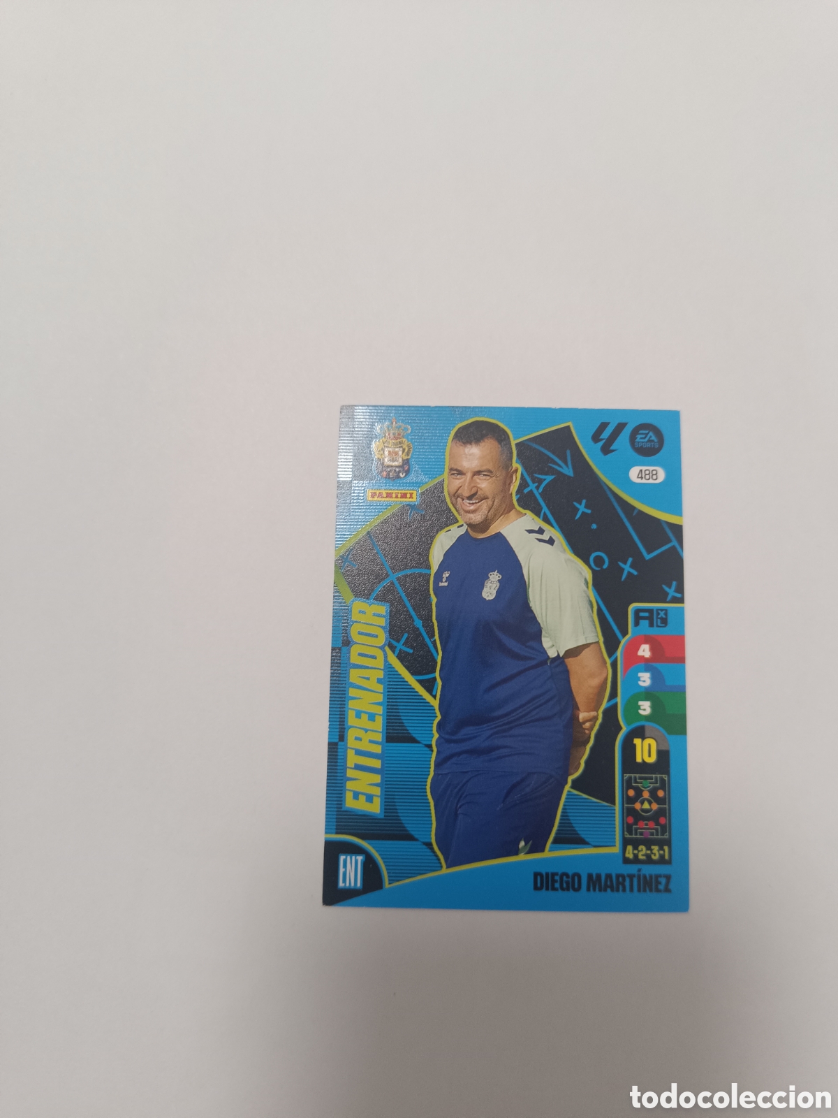 Cromos de f&uacute;tbol: Adrenalyn 24-25 entrenador 488 Diego Mart&iacute;nez