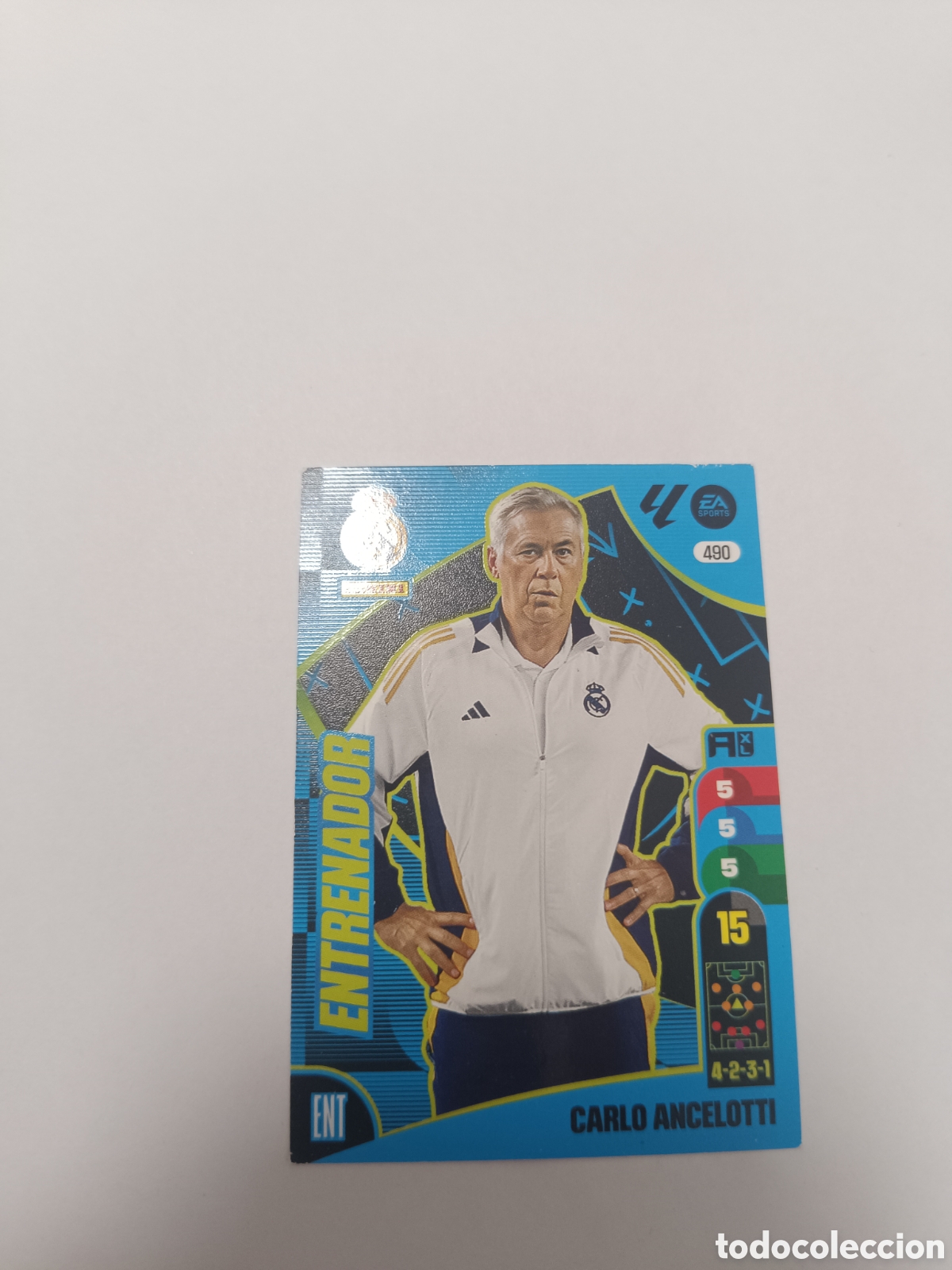 Cromos de f&uacute;tbol: Adrenalyn 24-25 entrenador 490 ancelotti