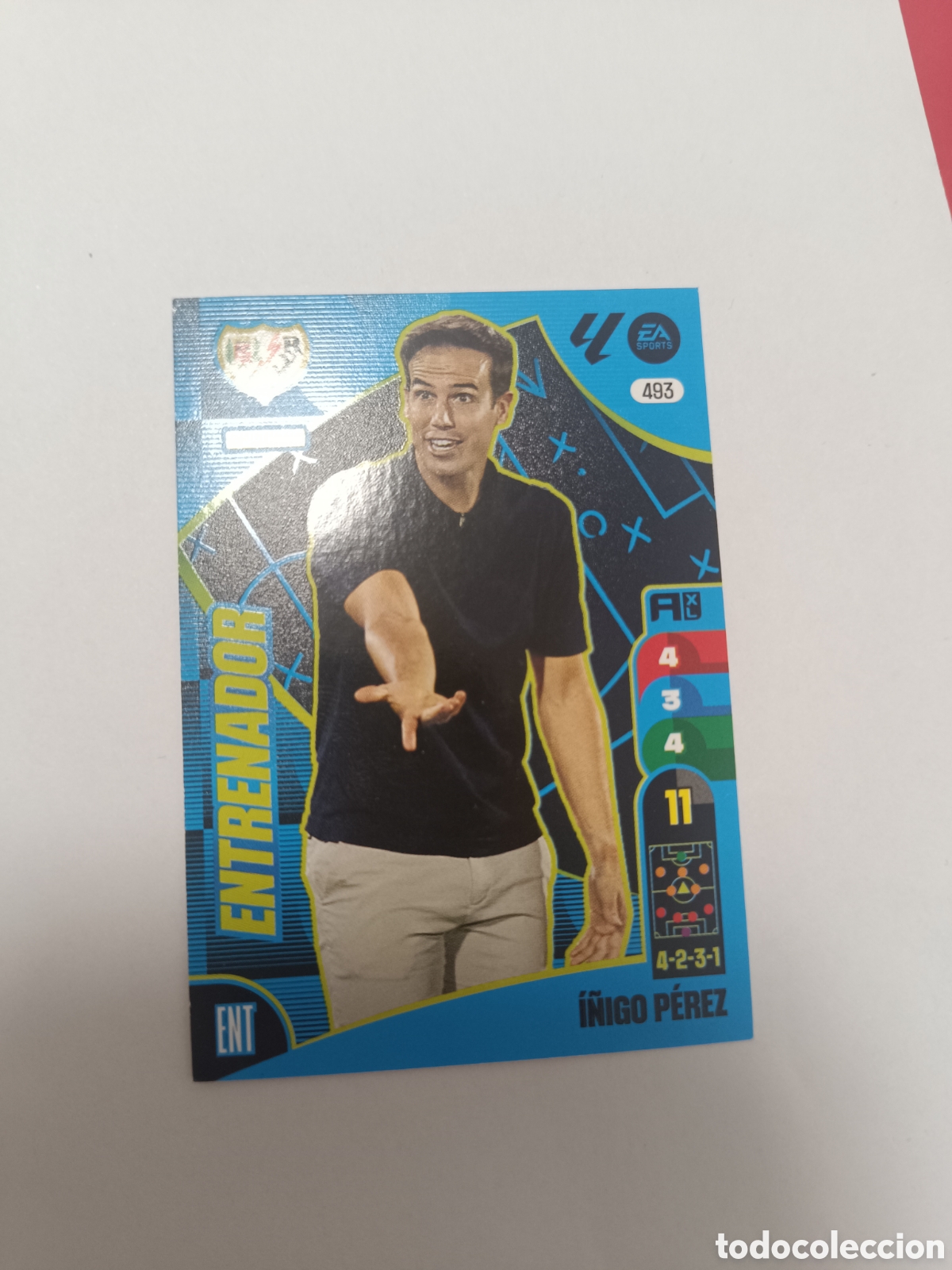 Cromos de f&uacute;tbol: Adrenalyn 24-25 entrenador 493 &Iacute;&ntilde;igo perez
