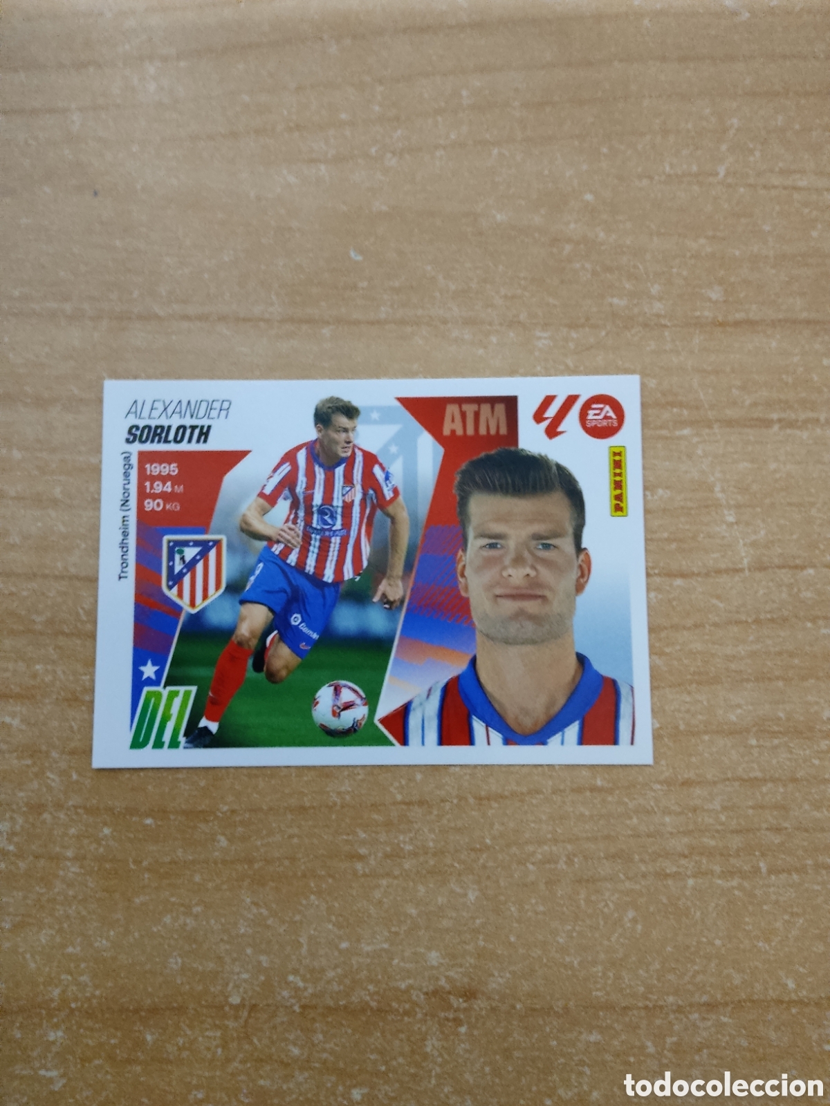Cartes &agrave; collectionner de Football: 20 SORLOTH ATLETICO MADRID LIGA ESTE 2025 2026