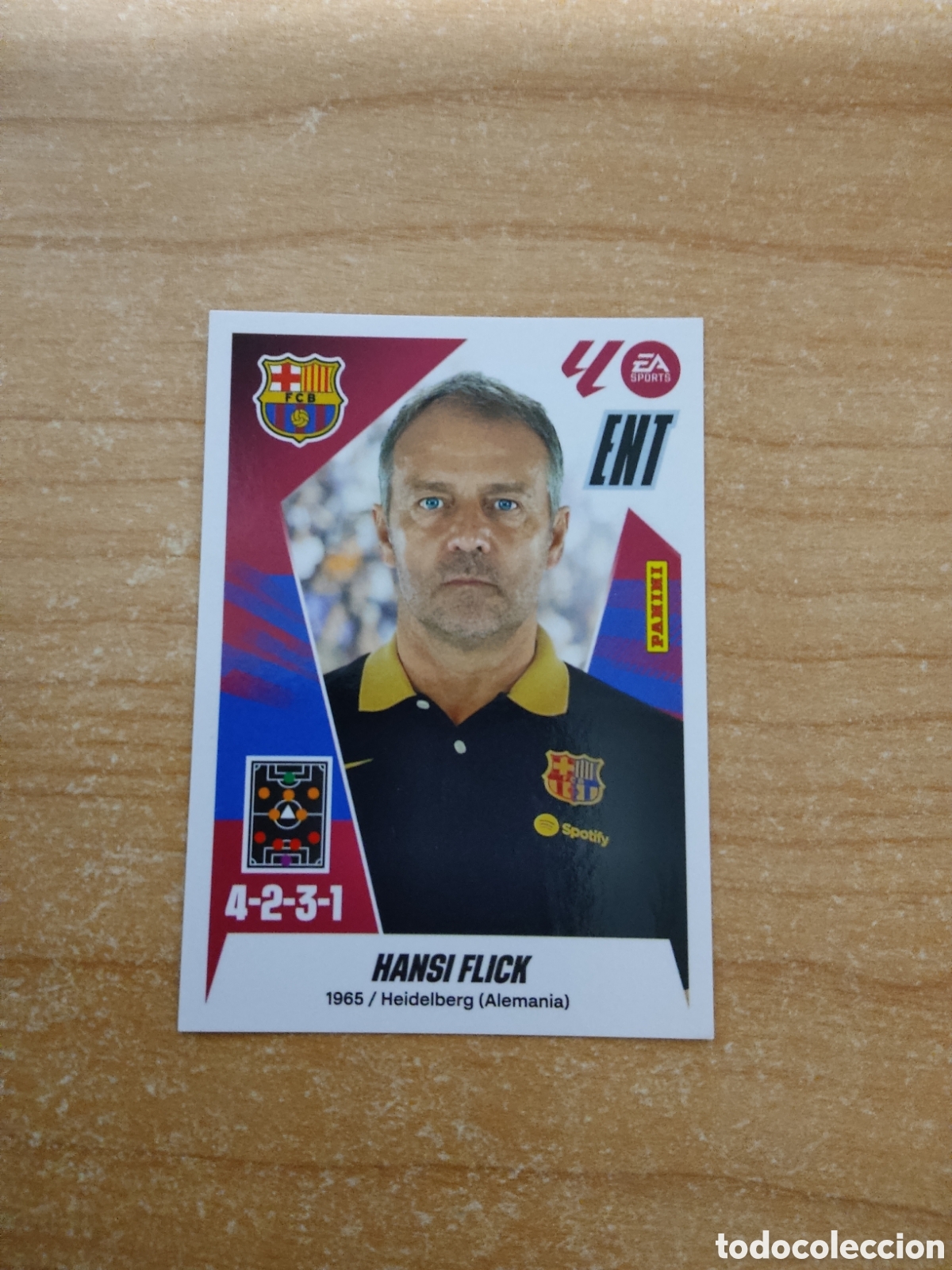 Cromos de f&uacute;tbol: 2 HANSI FLICK BARCELONA ENTRENADOR LIGA ESTE 2025 2026