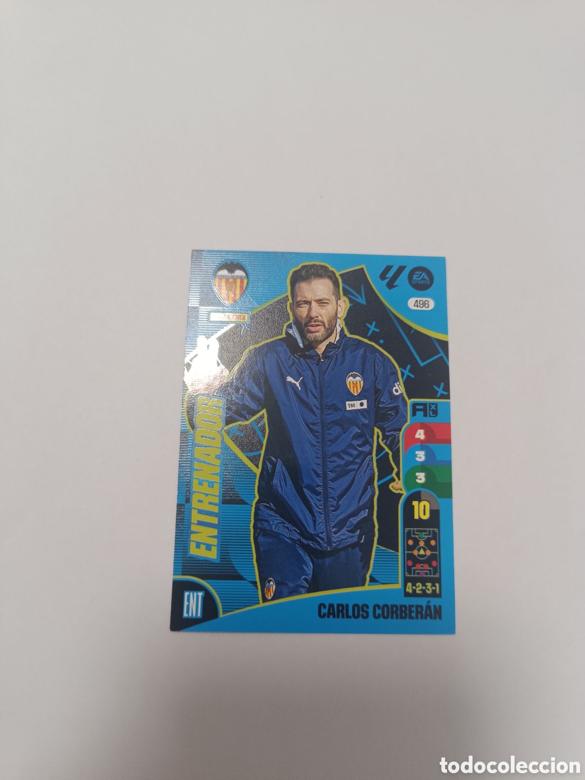 Cromos de f&uacute;tbol: Adrenalyn 24-25 entrenador 496 Carlos corberan