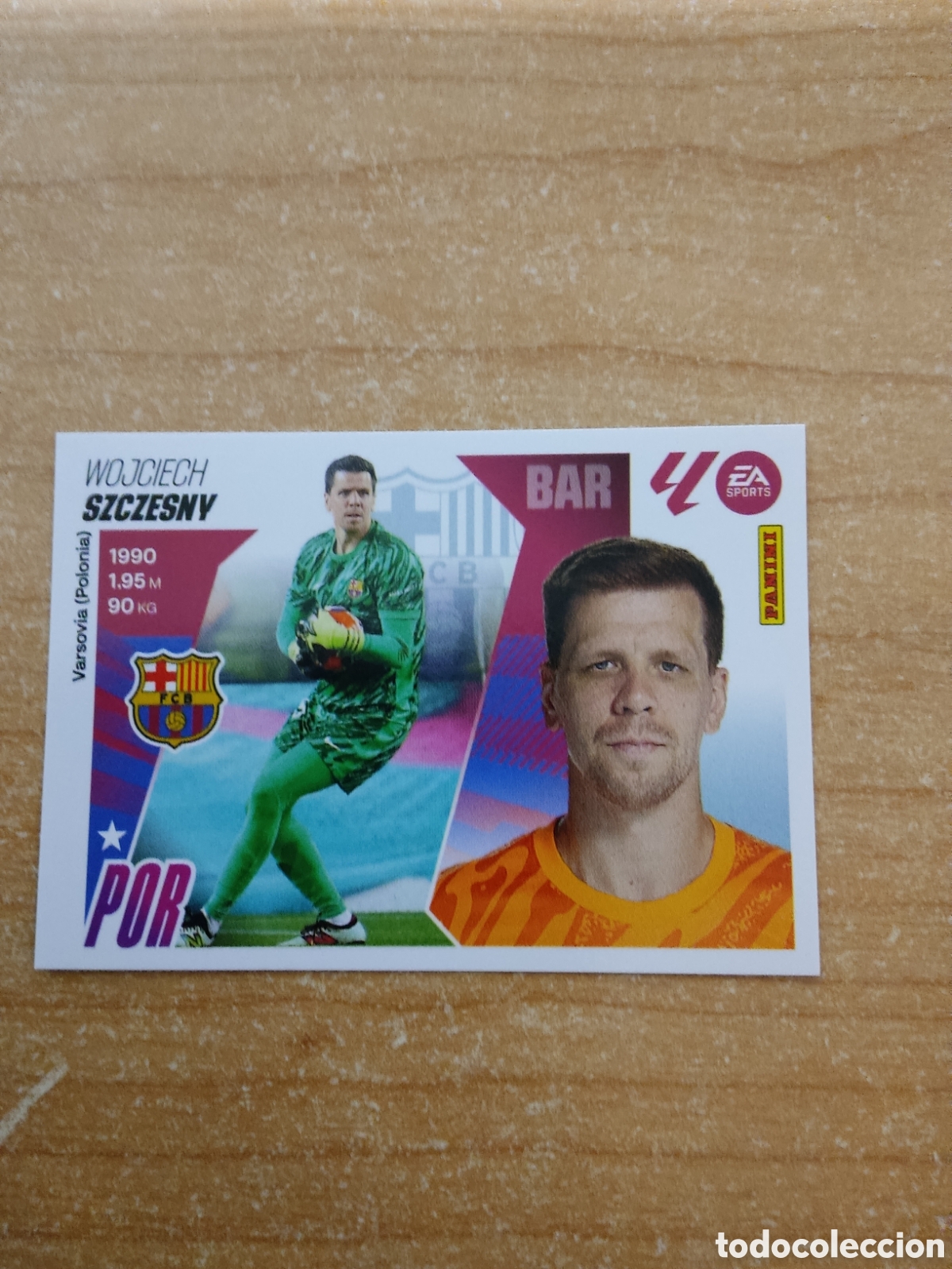 Cromos de f&uacute;tbol: 4 SZCZESNY BARCELONA LIGA ESTE 2025 2026