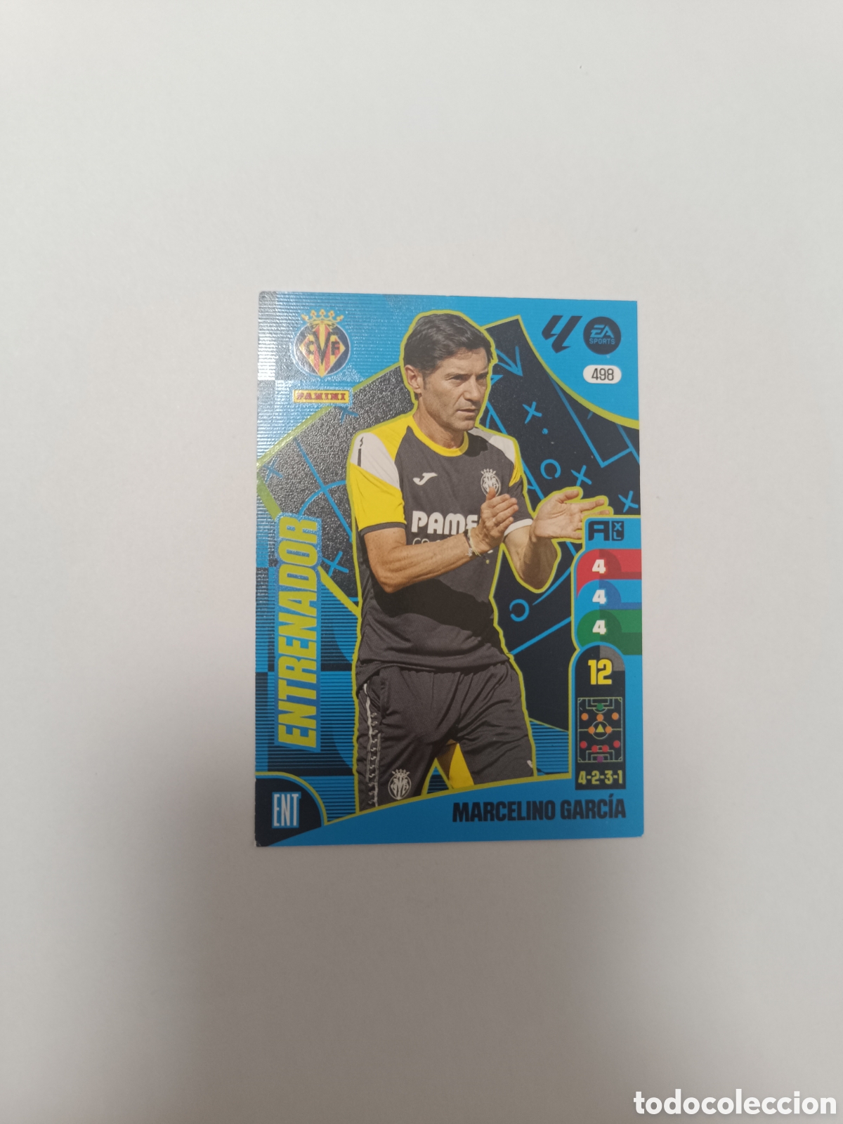 Cromos de f&uacute;tbol: Adrenalyn 24-25 entrenador 498 marcelino