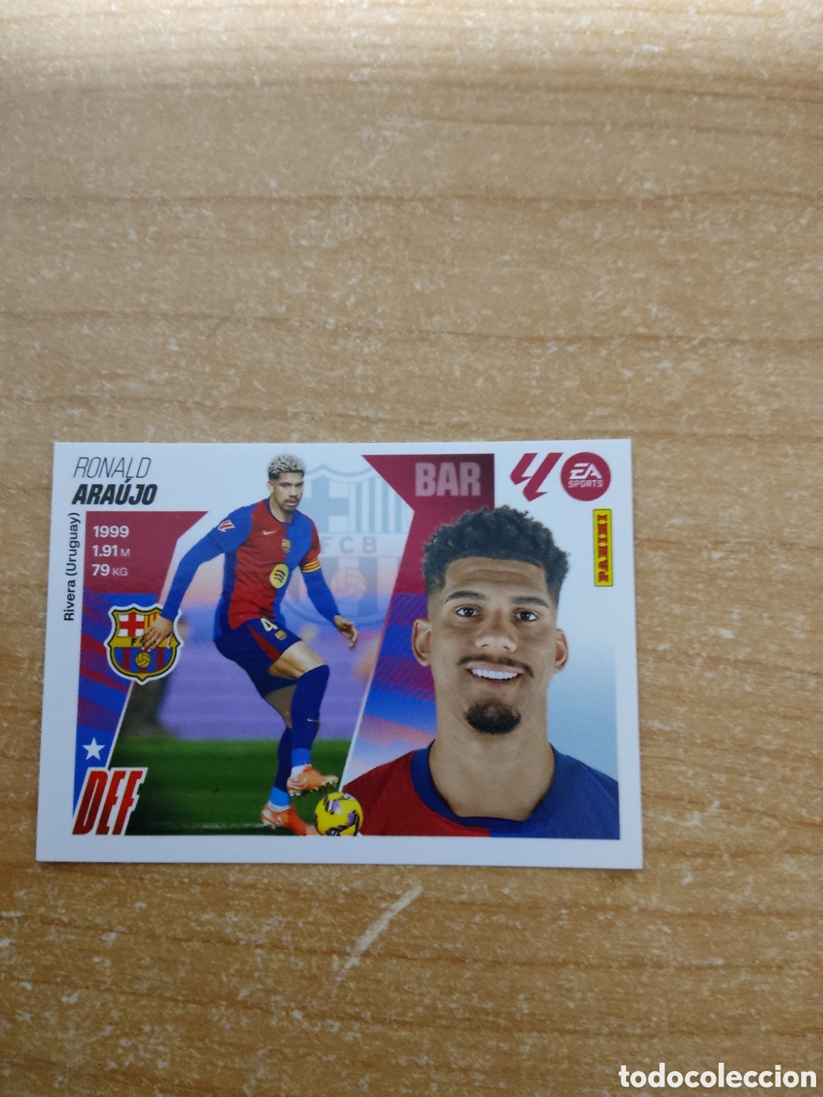 Cromos de f&uacute;tbol: 8A RONALD ARAUJO BARCELONA LIGA ESTE 2025 2026