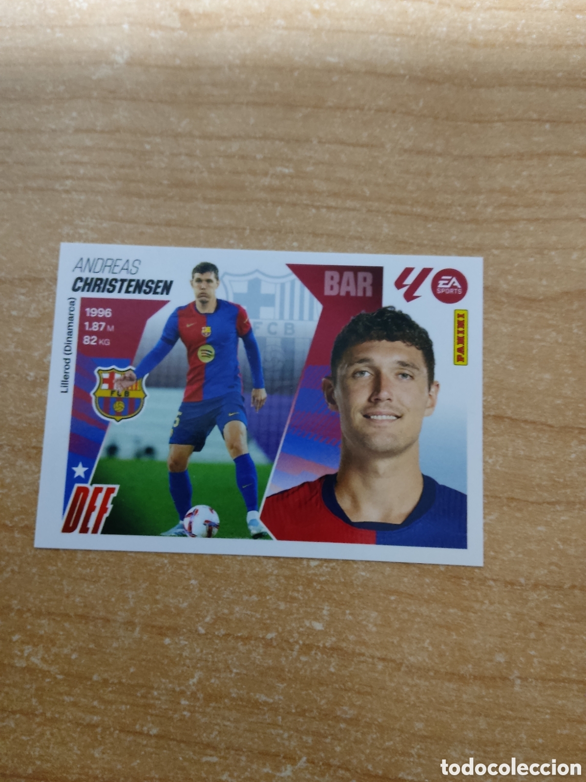 Cromos de f&uacute;tbol: 8B CHRISTENSEN BARCELONA LIGA ESTE 2025 2026
