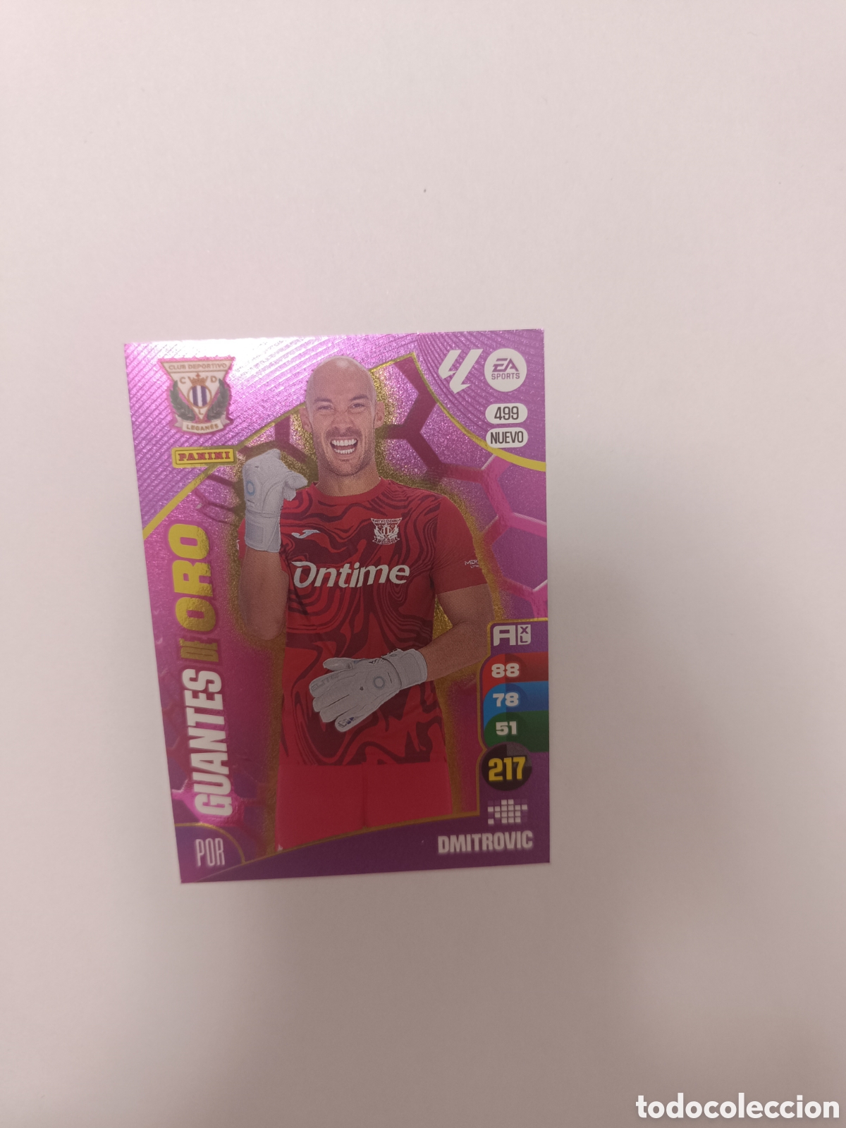 Cromos de f&uacute;tbol: Adrenalyn 24-25 nuevo guante de oro 499 dmitrovic