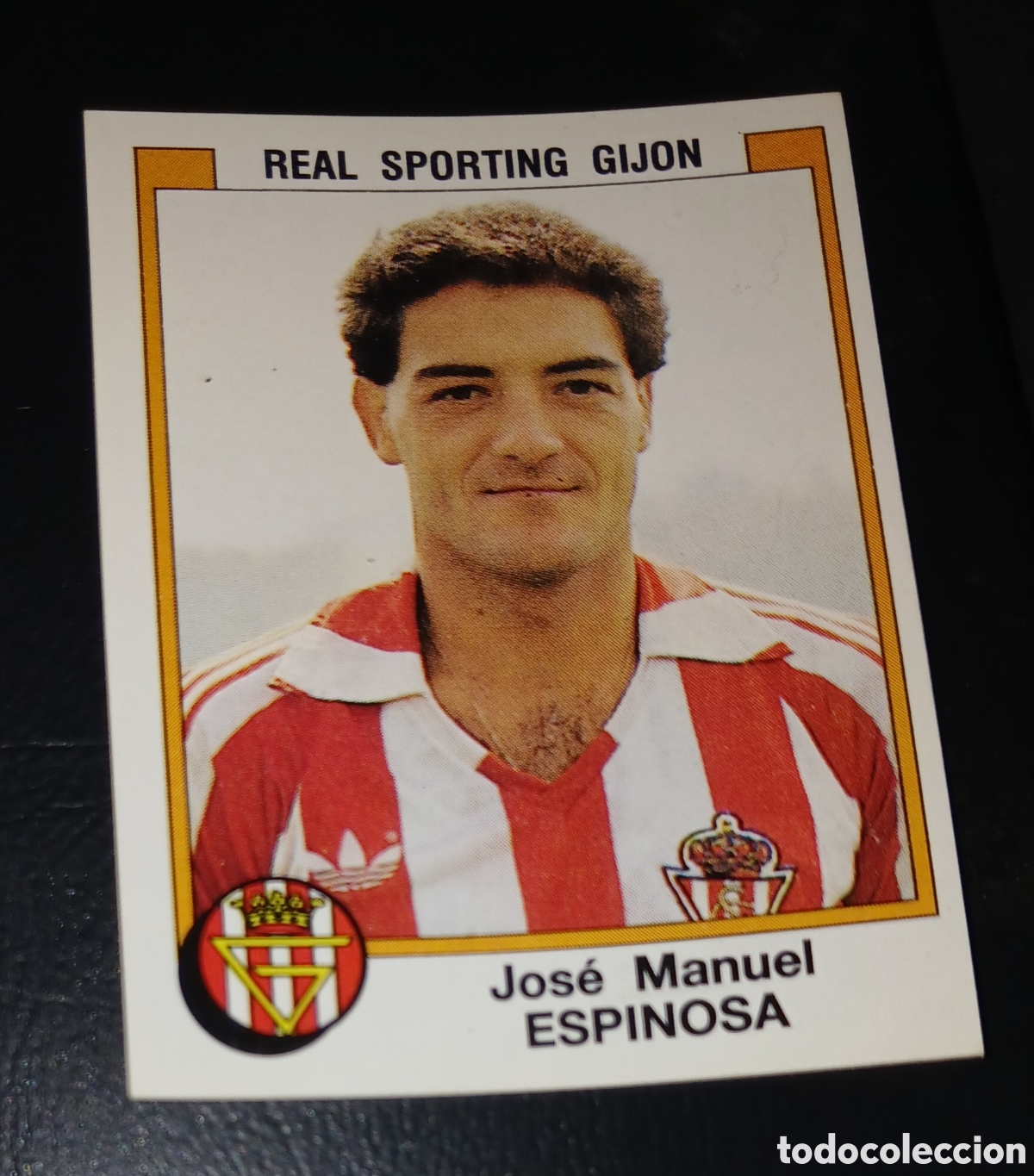 Cromos de f&uacute;tbol: Cromo 333 Jos&eacute; Manuel Espinosa (Real Sporting Gij&oacute;n) F&uacute;tbol 88 87-88 1987-1988 Panini sin pegar