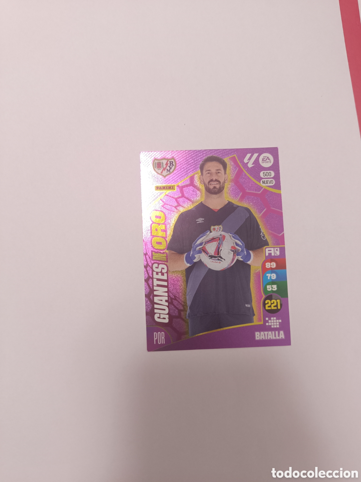 Cromos de f&uacute;tbol: Adrenalyn 24-25 nuevo guantes de oro batalla 500
