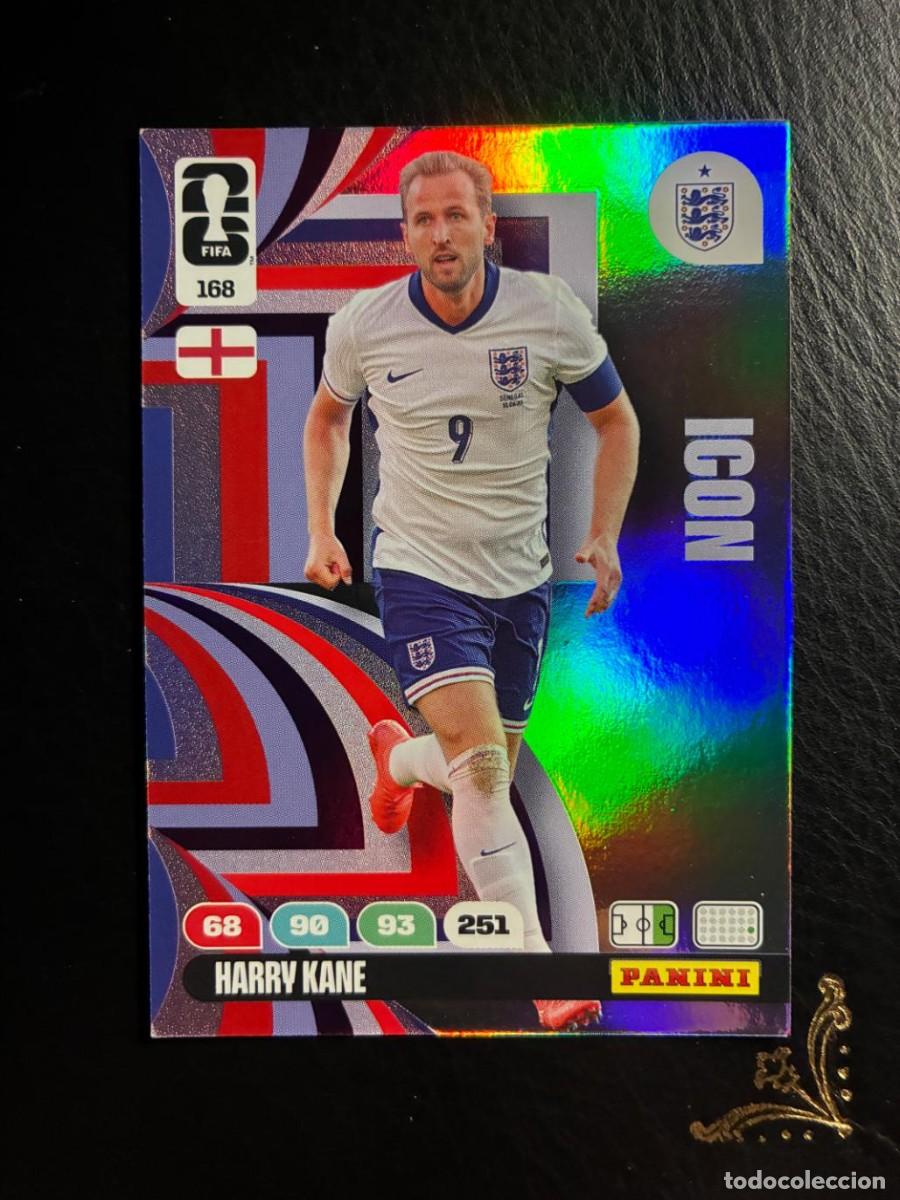 Cromos de f&uacute;tbol: 168 HARRY KANE INGLATERRA ICON FIFA WORLD CUP ADRENALYN MUNDIAL 2026 26 PANINI