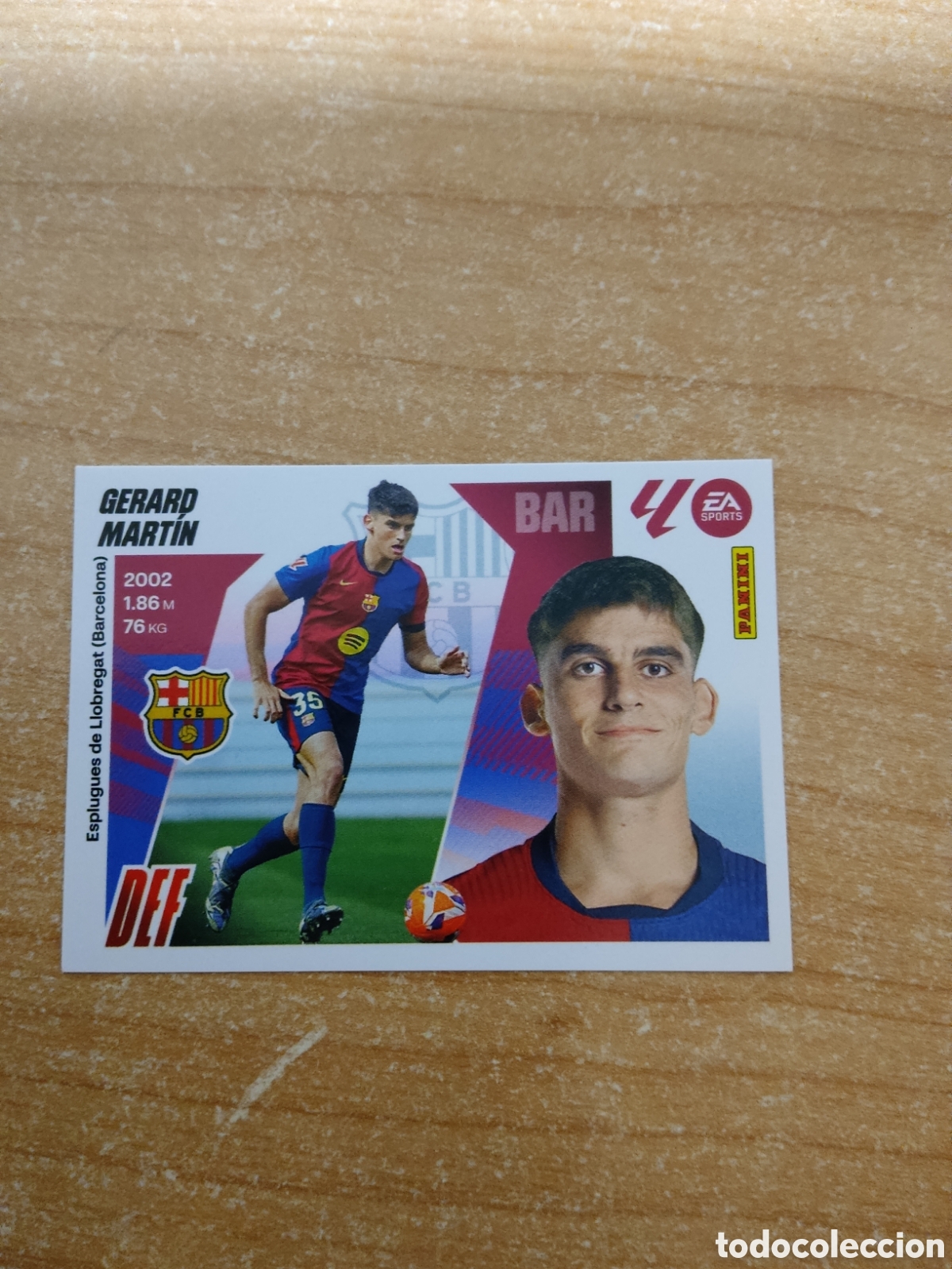 Cromos de f&uacute;tbol: 10B GERARD MARTIN BARCELONA LIGA ESTE 2025 2026