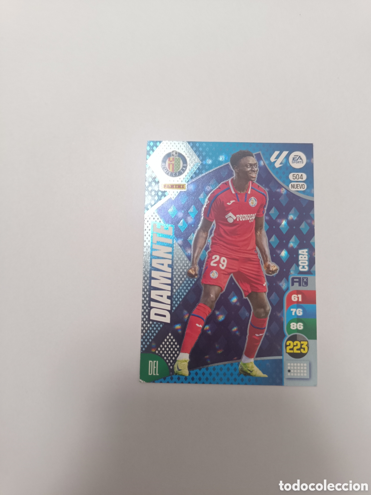 Cromos de f&uacute;tbol: Adrenalyn 24-25 nuevo diamante coba 504