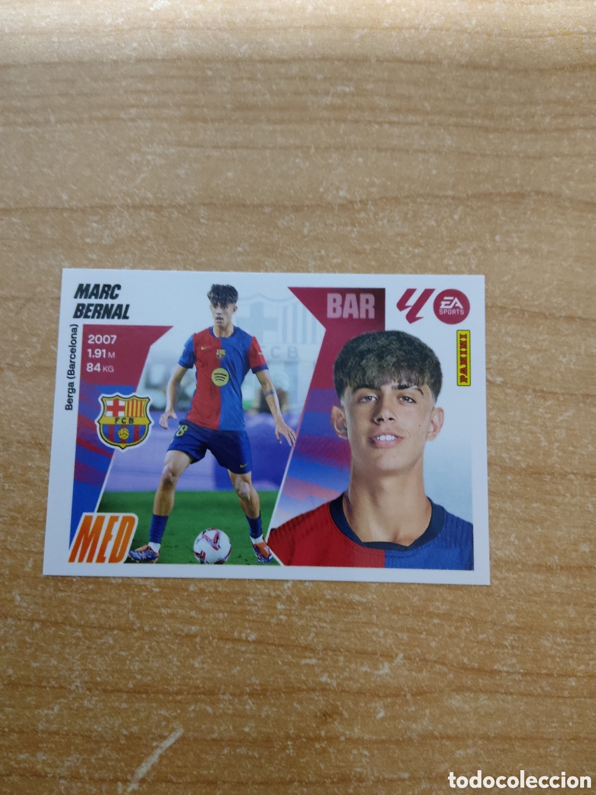 Cromos de f&uacute;tbol: 11B MARC BERNAL BARCELONA LIGA ESTE 2025 2026