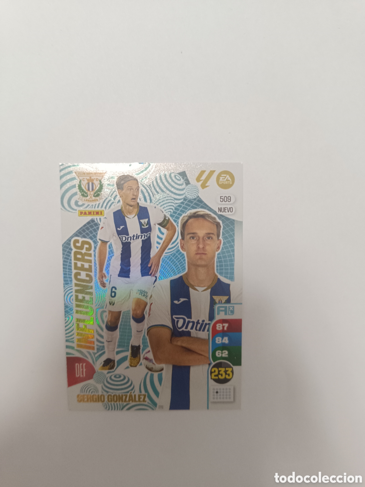 Cromos de f&uacute;tbol: Adrenalyn 24-25 nuevo influencers 509 Sergio gonzalez