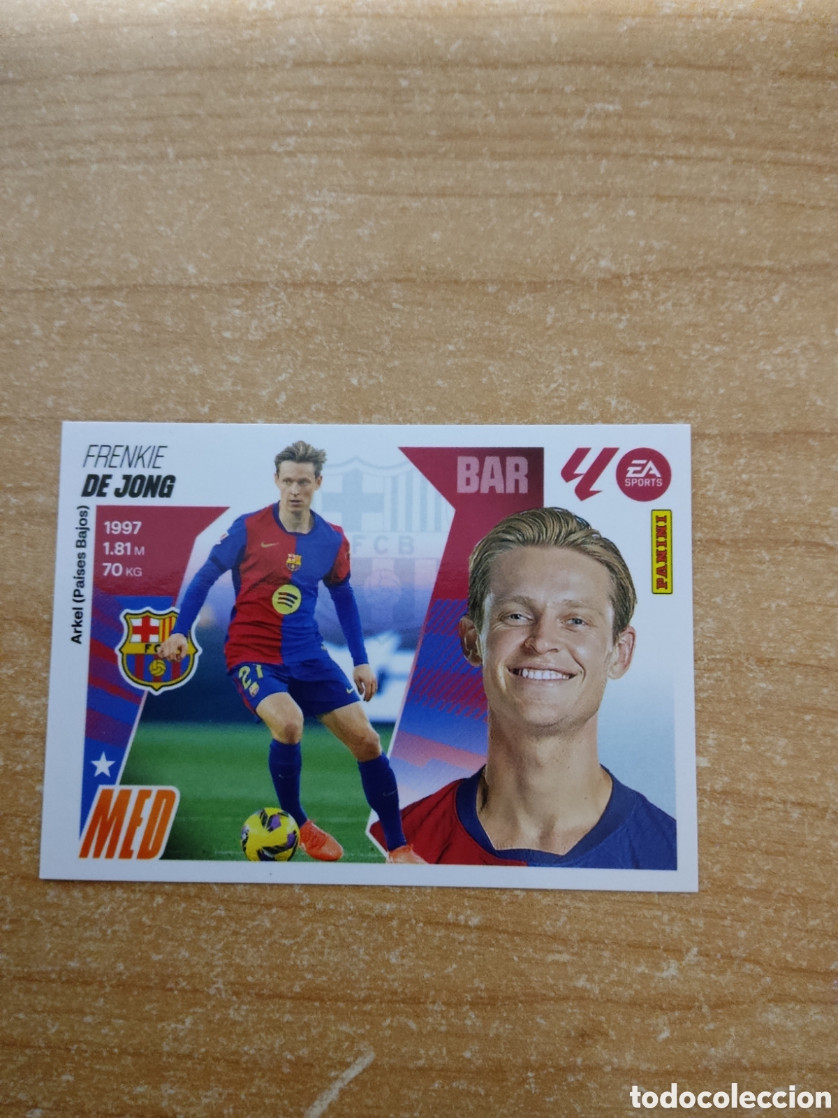 Cromos de f&uacute;tbol: 12 FRENKIE DE JONG BARCELONA LIGA ESTE 2025 2026