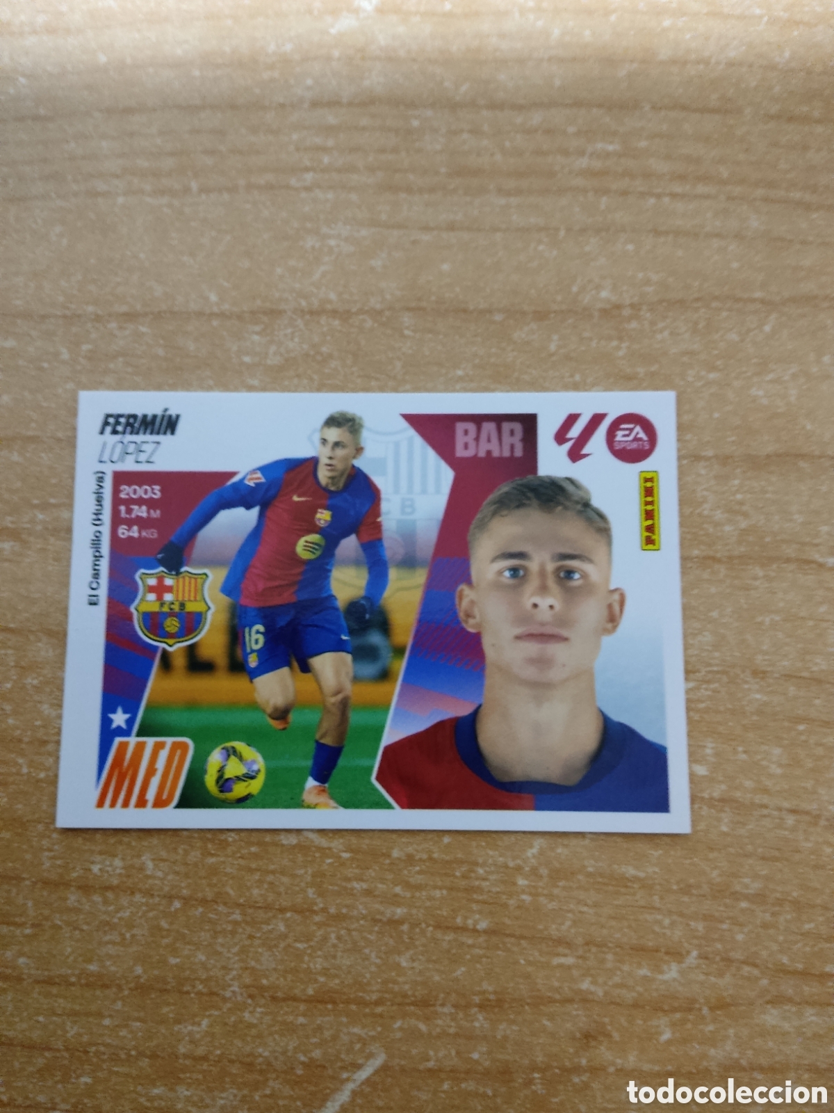 Cromos de f&uacute;tbol: 13 FERMIN LOPEZ BARCELONA LIGA ESTE 2025 2026