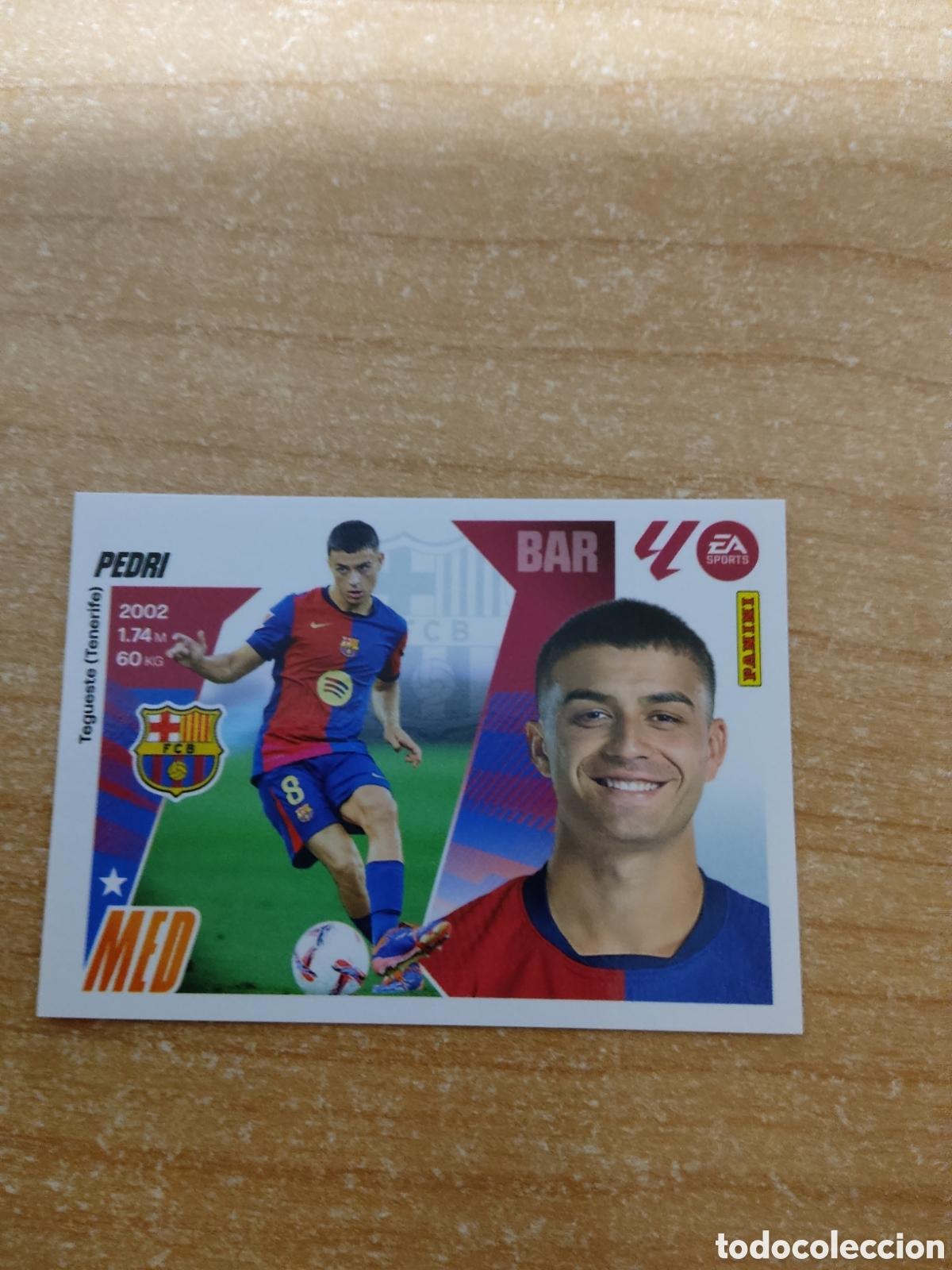 Cromos de f&uacute;tbol: 15 PEDRI BARCELONA LIGA ESTE 2025 2026