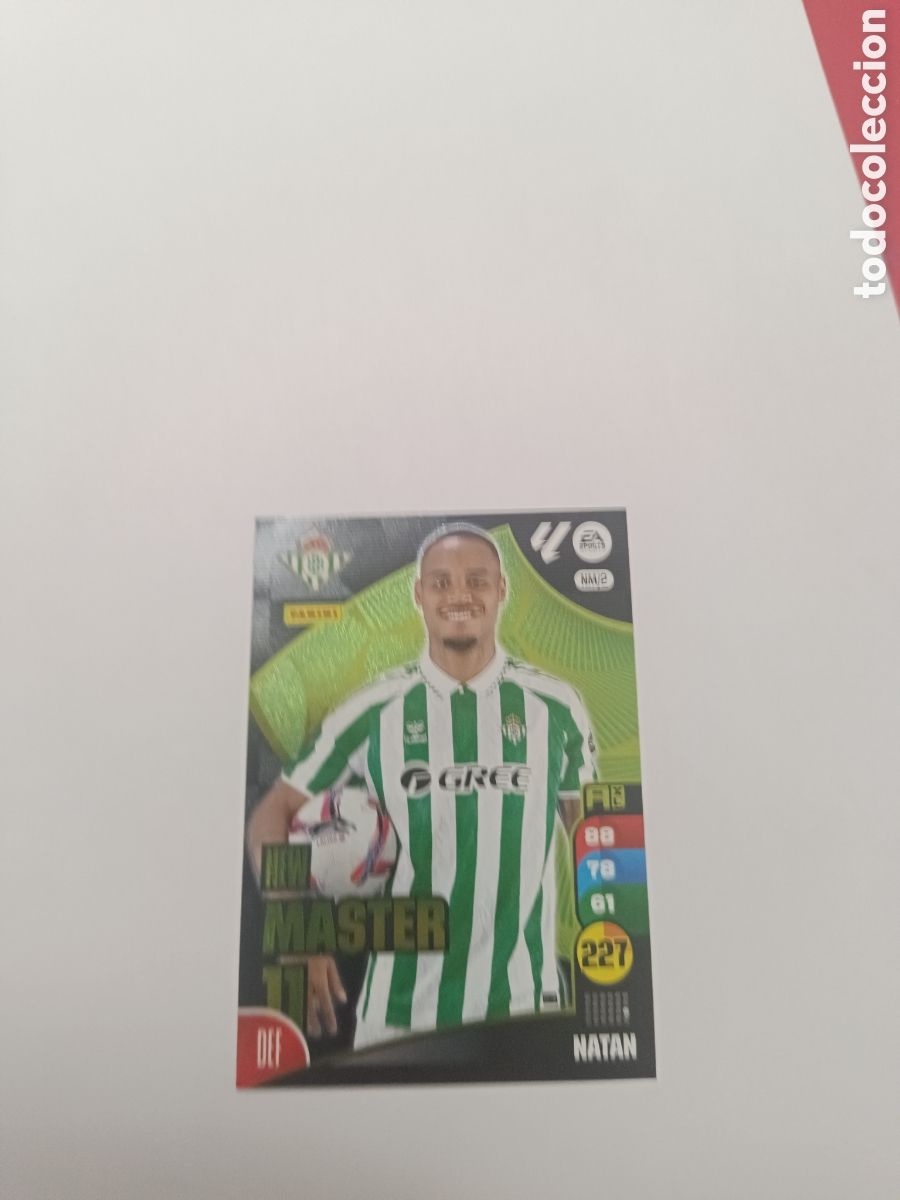 Cromos de f&uacute;tbol: Adrenalyn 24-25 new master 11 natan