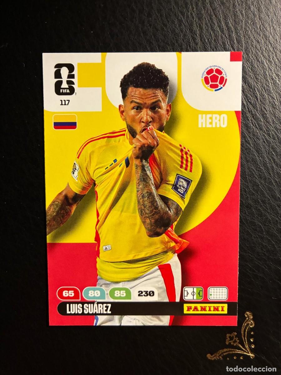 Fu&szlig;ball-Sticker: 117 LUIS SUAREZ COLOMBIA FIFA WORLD CUP ADRENALYN MUNDIAL 2026 26 PANINI
