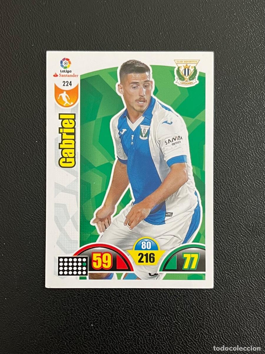 Cromos de f&uacute;tbol: 224 GABRIEL CD LEGAN&Eacute;S ADRENALYN 2017 2018 CROMO PANINI LA LIGA SANTANDER 17 18