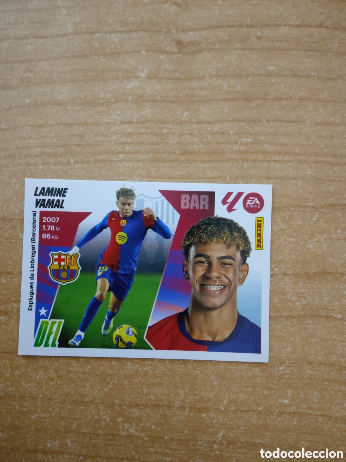 Cromos de f&uacute;tbol: 19 LAMINE YAMAL BARCELONA LIGA ESTE 2025 2026