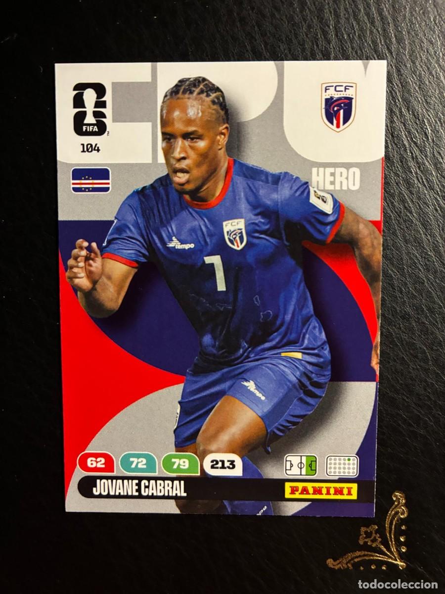 Cromos de f&uacute;tbol: 104 JOVANE CABRAL CABO VERDE FIFA WORLD CUP ADRENALYN MUNDIAL 2026 26 PANINI
