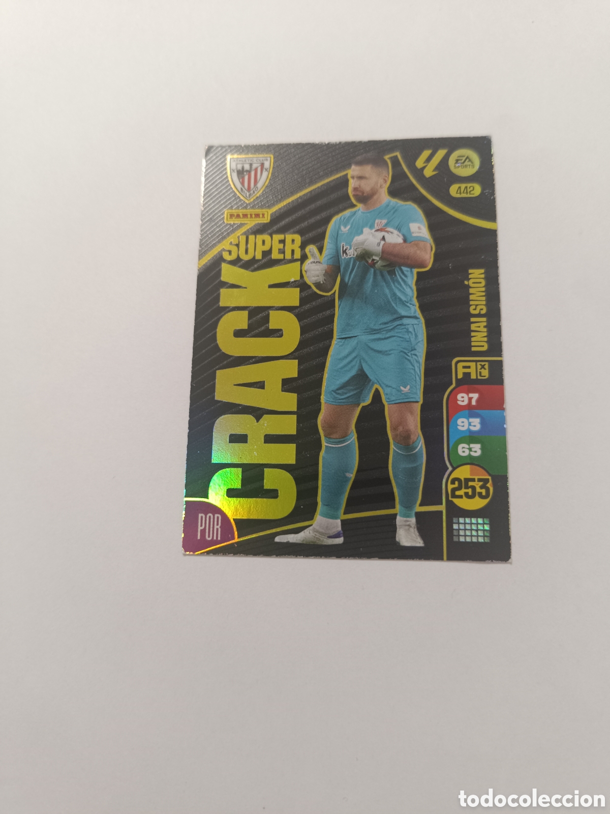Cromos de f&uacute;tbol: Adrenalyn 24-25 supercrack Unai Simon 442