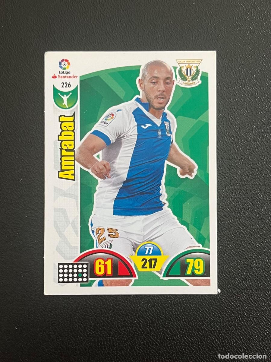 Cromos de f&uacute;tbol: 226 AMRABAT CD LEGAN&Eacute;S ADRENALYN 2017 2018 CROMO PANINI LA LIGA SANTANDER 17 18
