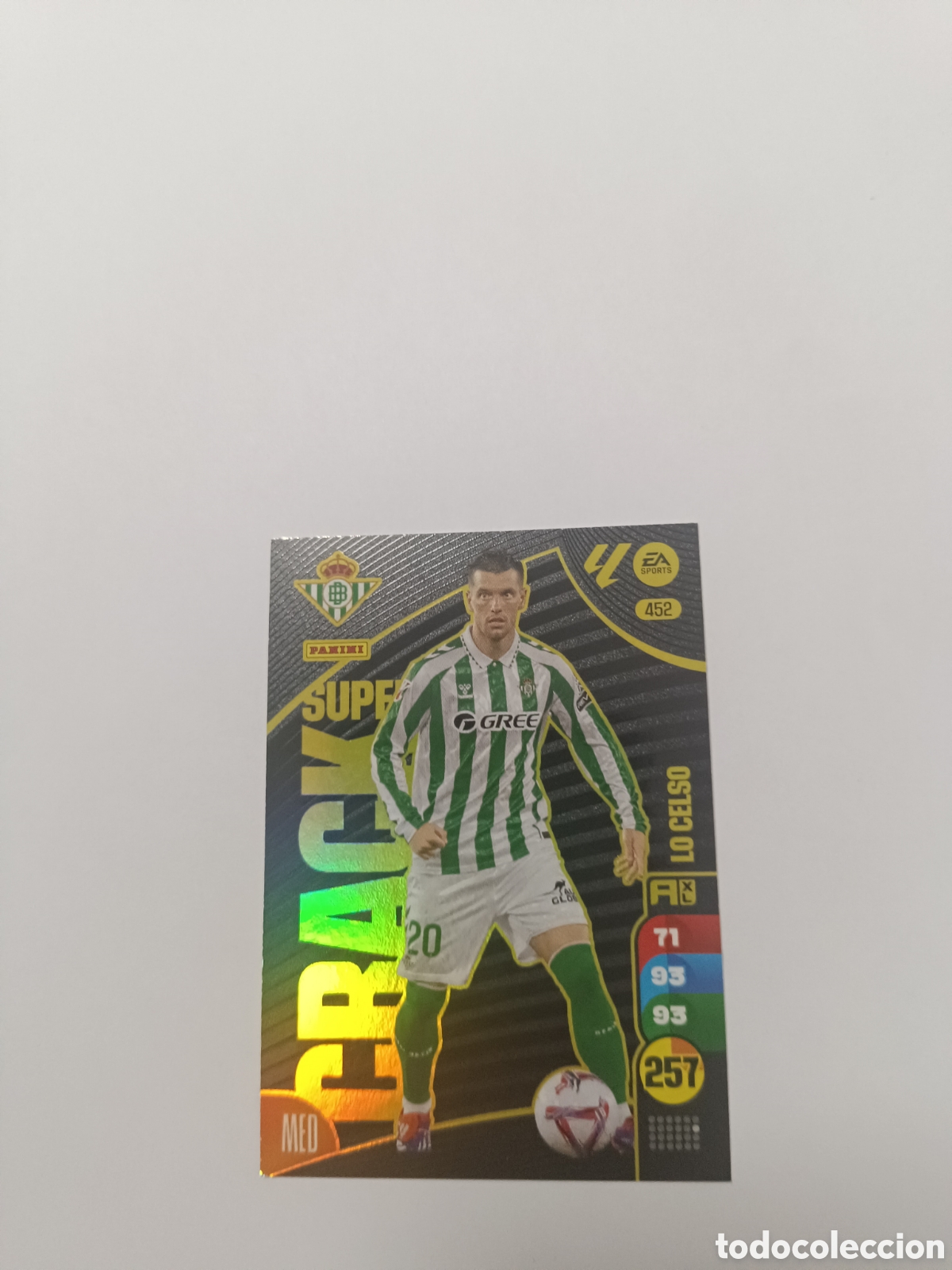 Cromos de f&uacute;tbol: Adrenalyn 24-25 supercrack 452 lo celso