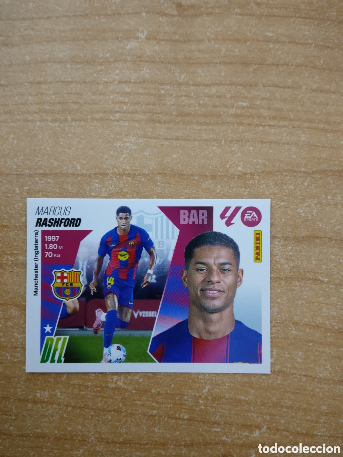 Cromos de f&uacute;tbol: 20 RASHFORD ULTIMO FICHAJE BARCELONA LIGA ESTE 2025 2026