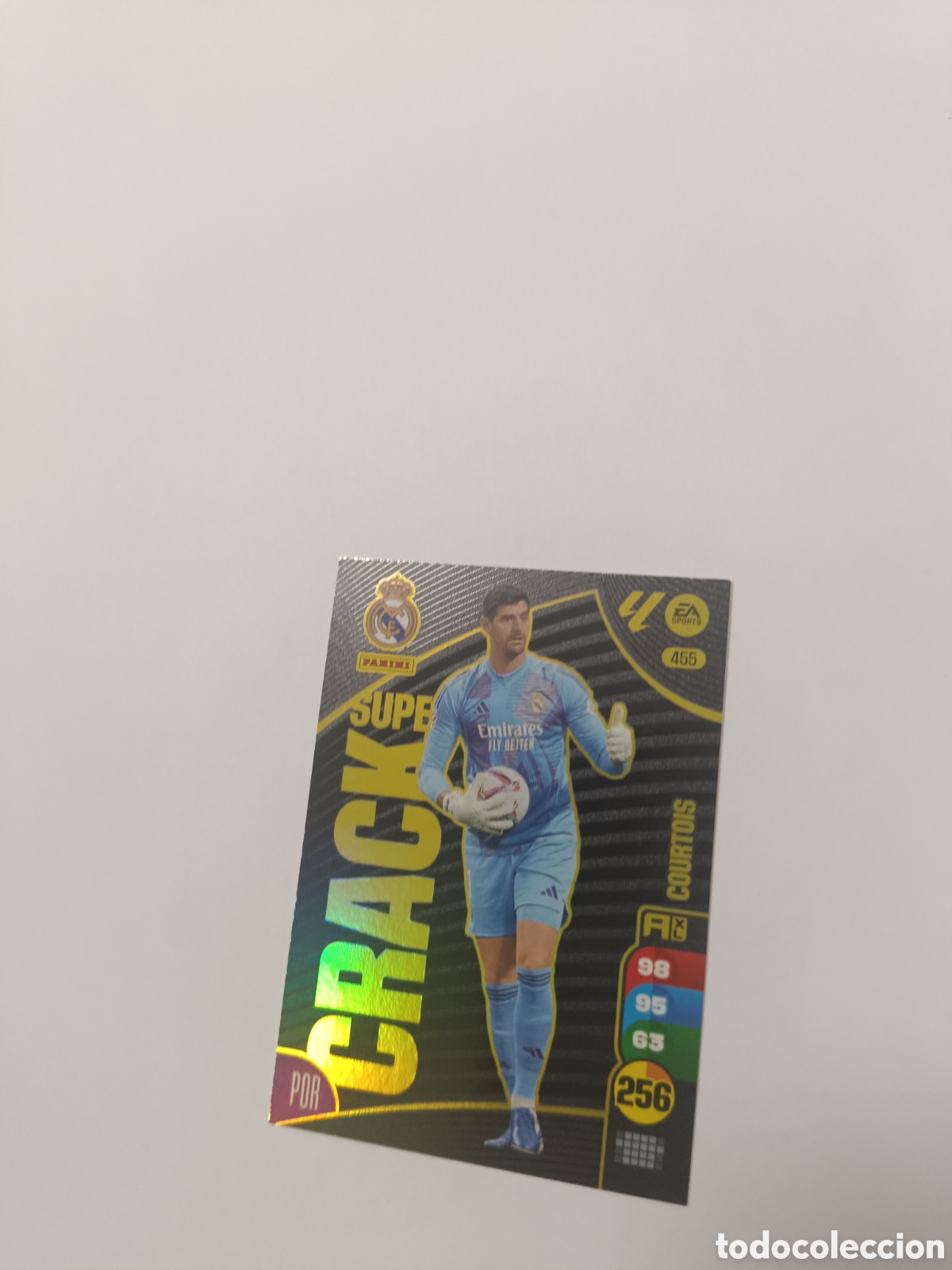 Cromos de f&uacute;tbol: Adrenalyn 24-25 supercrack courtois 455