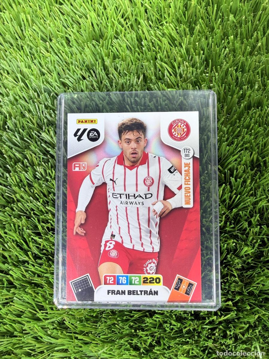 Cromos de f&uacute;tbol: N&ordm; 172BIS Fran Beltr&aacute;n Nuevo Fichaje Girona FC Adrenalyn XL 25 26
