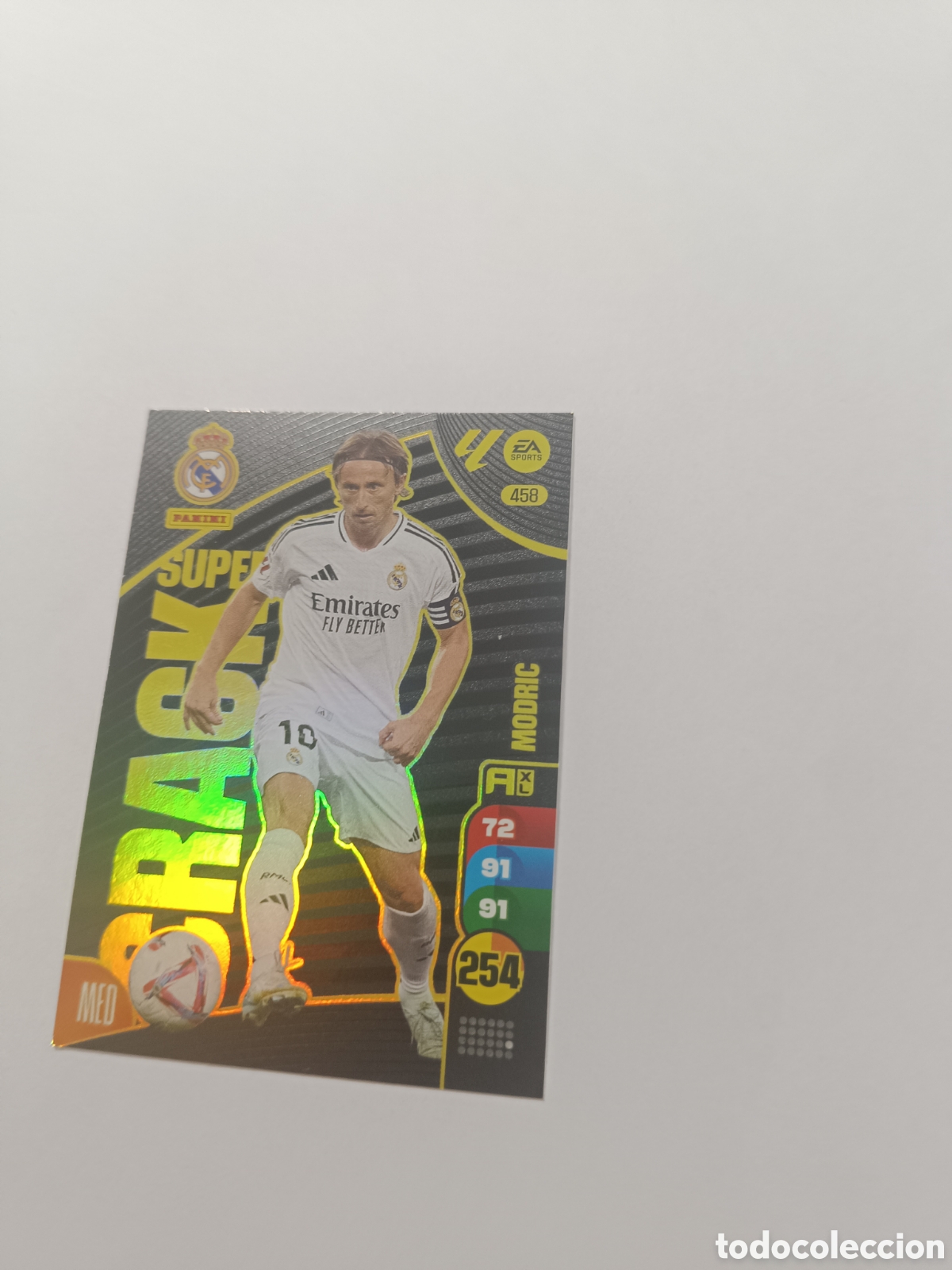 Cromos de f&uacute;tbol: Adrenalyn 24-25 supercrack 456 Modric
