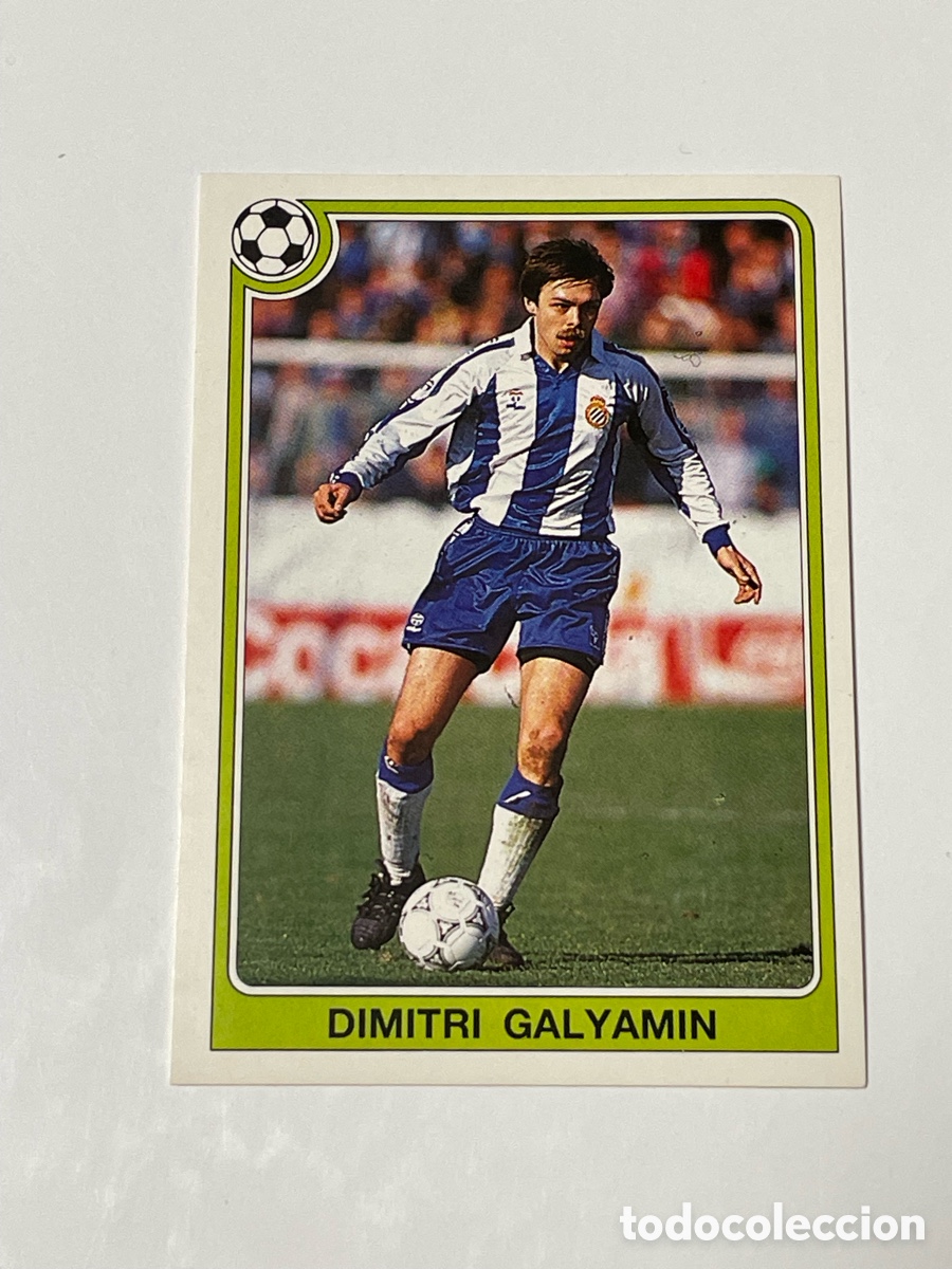 Cromos de f&uacute;tbol: Dimitri Galyamin Espanyol Panini 92/93 #69
