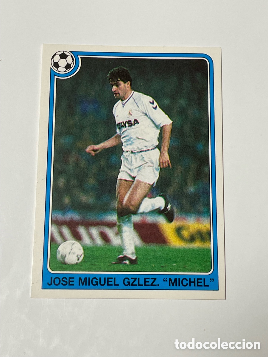 Cromos de f&uacute;tbol: Michel Real Madrid Panini 92/93 #127