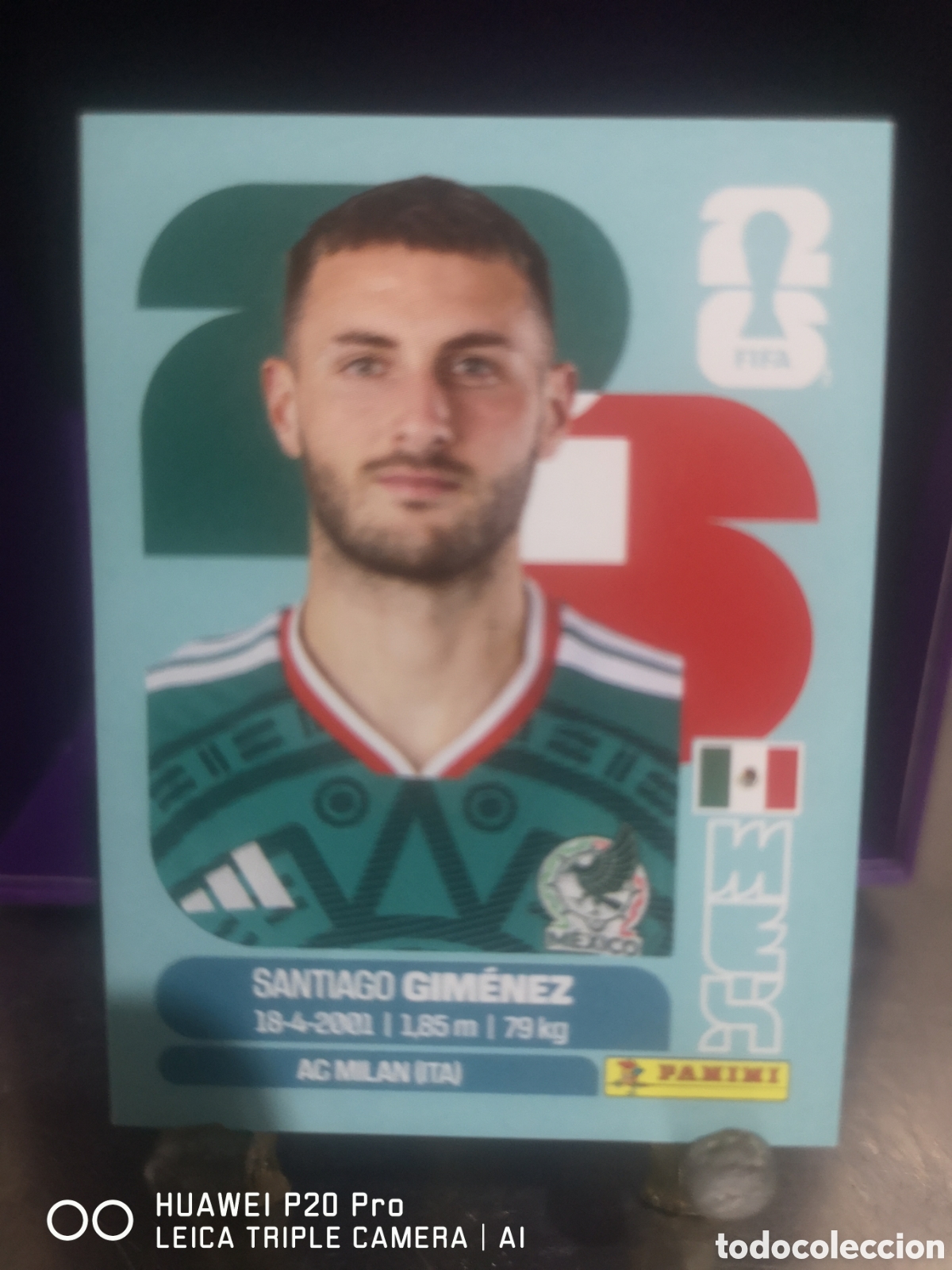 Cromos de f&uacute;tbol: FIFA WORLD CUP MUNDIAL 2026 SANTIAGO JIMENEZ - MEX 16