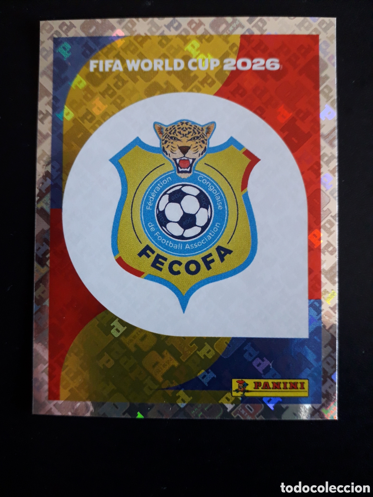 Cromos de f&uacute;tbol: ESCUDO CONGO COD 1 MUNDIAL F&Uacute;TBOL 2026 FIFA WORLD CUP PANINI SIN PEGAR PEDIDO M&Iacute;NIMO 3&euro;