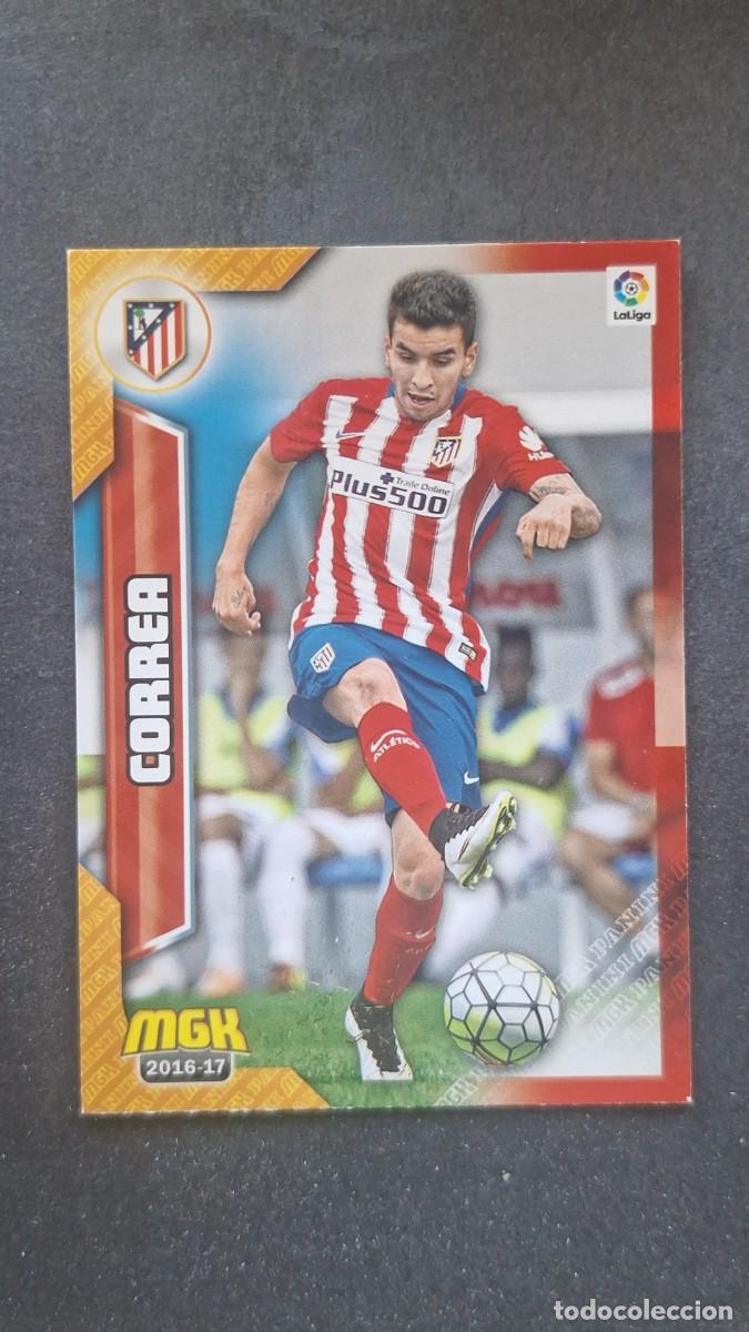 Cromos de f&uacute;tbol: L1 CORREA ATLETICO DE MADRID 74 PANINI MEGACRACKS 2016 2017 16 17