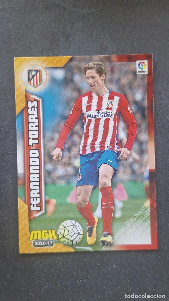 Cromos de f&uacute;tbol: L1 FERNANDO TORRES ATLETICO DE MADRID 75 PANINI MEGACRACKS 2016 2017 16 17