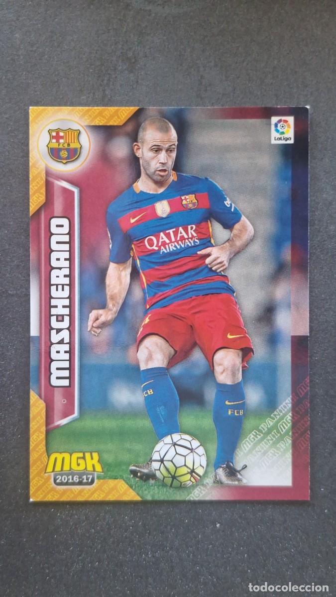 Cromos de f&uacute;tbol: L1 MASCHERANO F. C. BARCELONA 87 PANINI MEGACRACKS 2016 2017 16 17