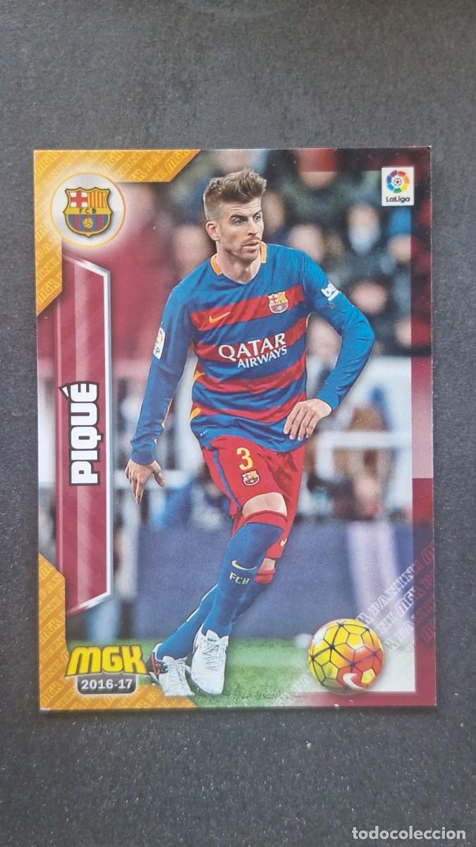Cromos de f&uacute;tbol: L1 PIQUE F. C. BARCELONA 88 PANINI MEGACRACKS 2016 2017 16 17