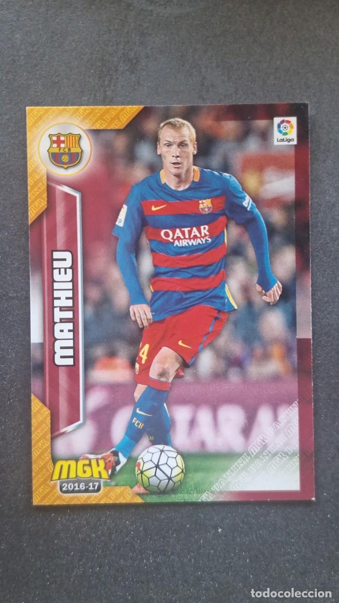 Cromos de f&uacute;tbol: L1 MATHIEU F. C. BARCELONA 89 PANINI MEGACRACKS 2016 2017 16 17