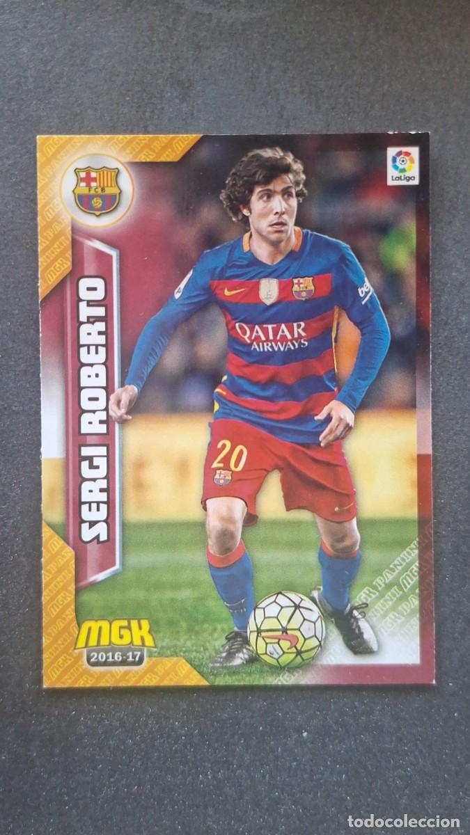 Cromos de f&uacute;tbol: L1 SERGI ROBERTO F. C. BARCELONA 94 PANINI MEGACRACKS 2016 2017 16 17