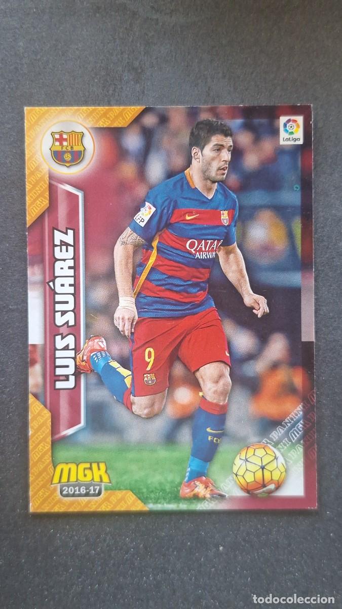 Cromos de f&uacute;tbol: L1 LUIS SUAREZ F. C. BARCELONA 102 PANINI MEGACRACKS 2016 2017 16 17