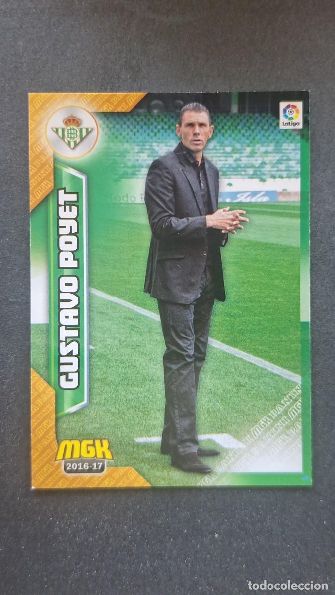 Cromos de f&uacute;tbol: L1 GUSTAVO POYET ENTRENADOR REAL BETIS BALOMPIE 110 PANINI MEGACRACKS 2016 2017 16 17