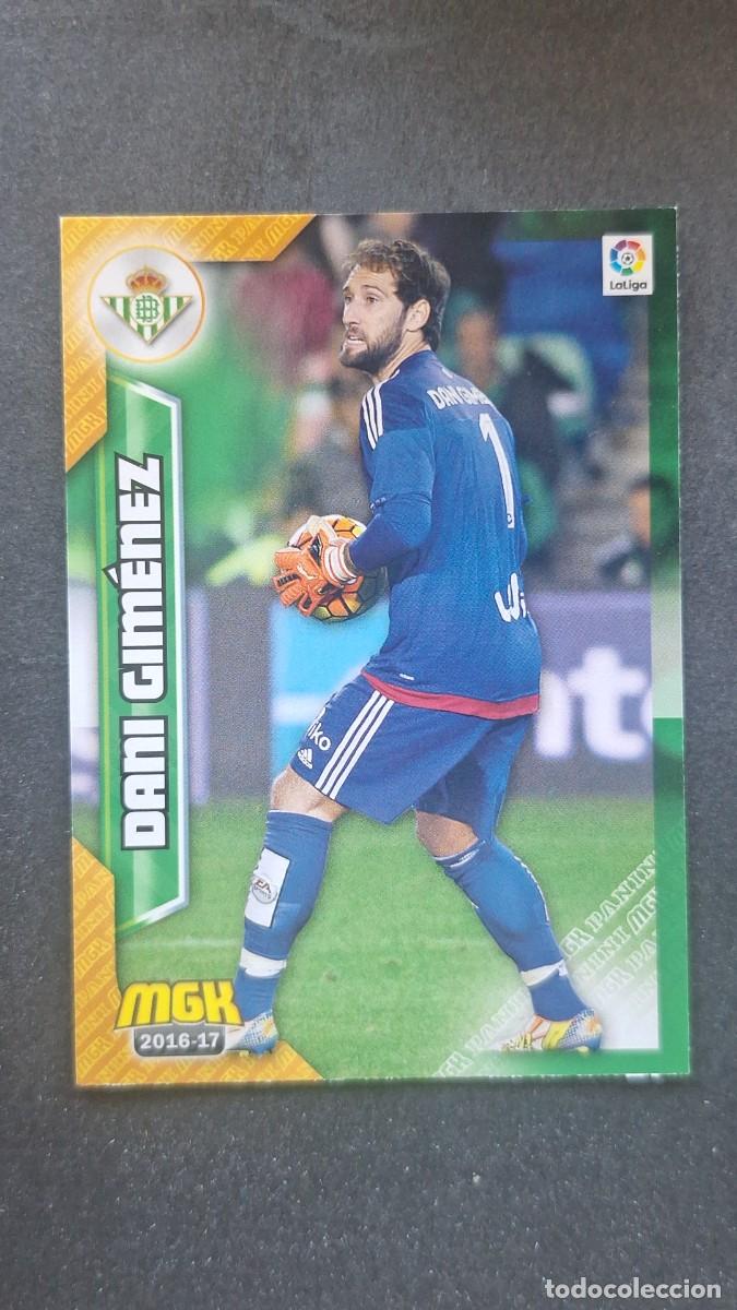 Cromos de f&uacute;tbol: L1 DANI GIMENEZ REAL BETIS BALOMPIE 112 PANINI MEGACRACKS 2016 2017 16 17