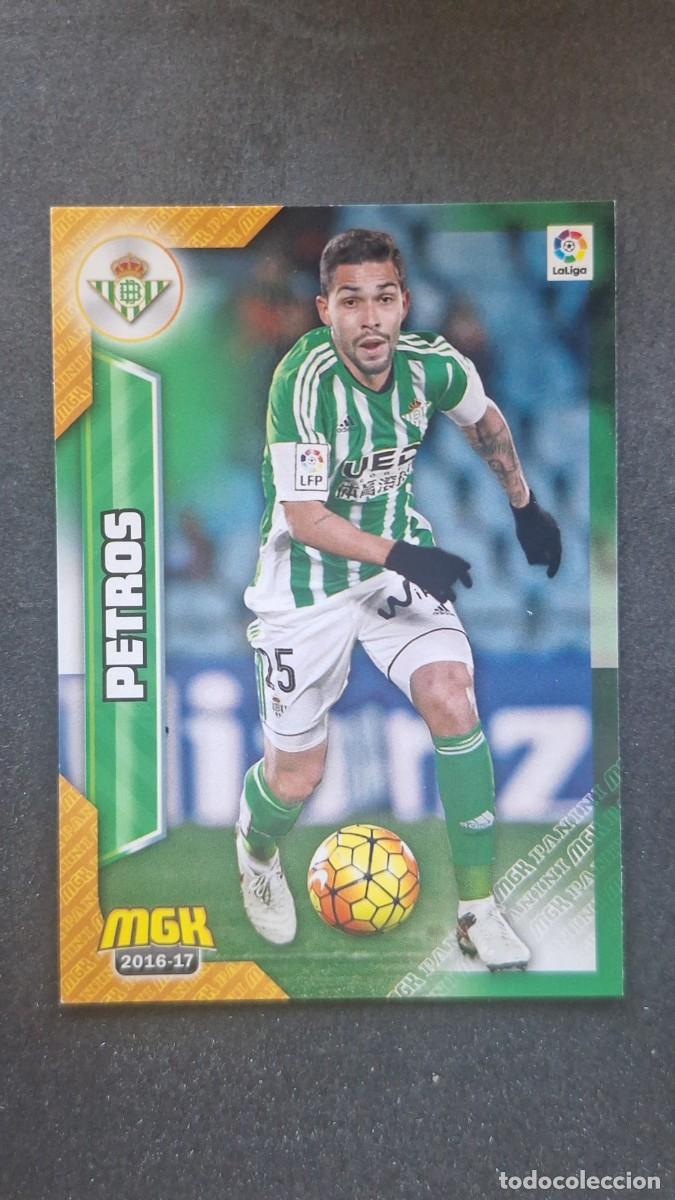 Cromos de f&uacute;tbol: L1 PETROS REAL BETIS BALOMPIE 120 PANINI MEGACRACKS 2016 2017 16 17