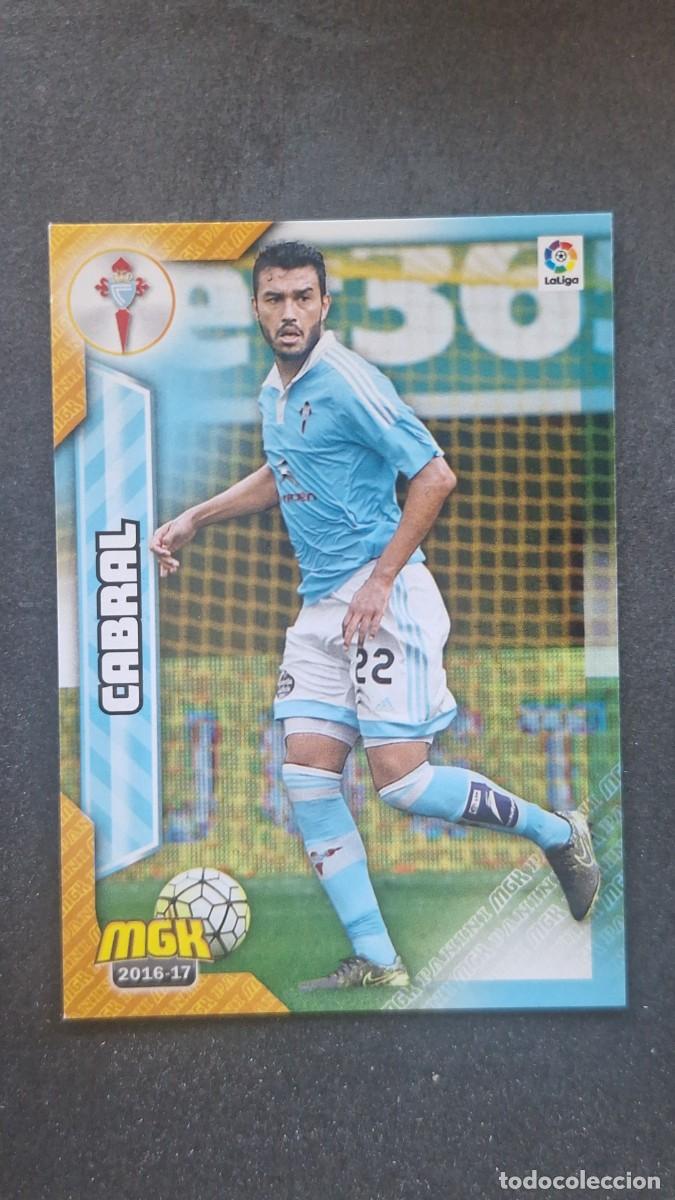 Cromos de f&uacute;tbol: L1 CABRAL CELTA DE VIGO 142 PANINI MEGACRACKS 2016 2017 16 17